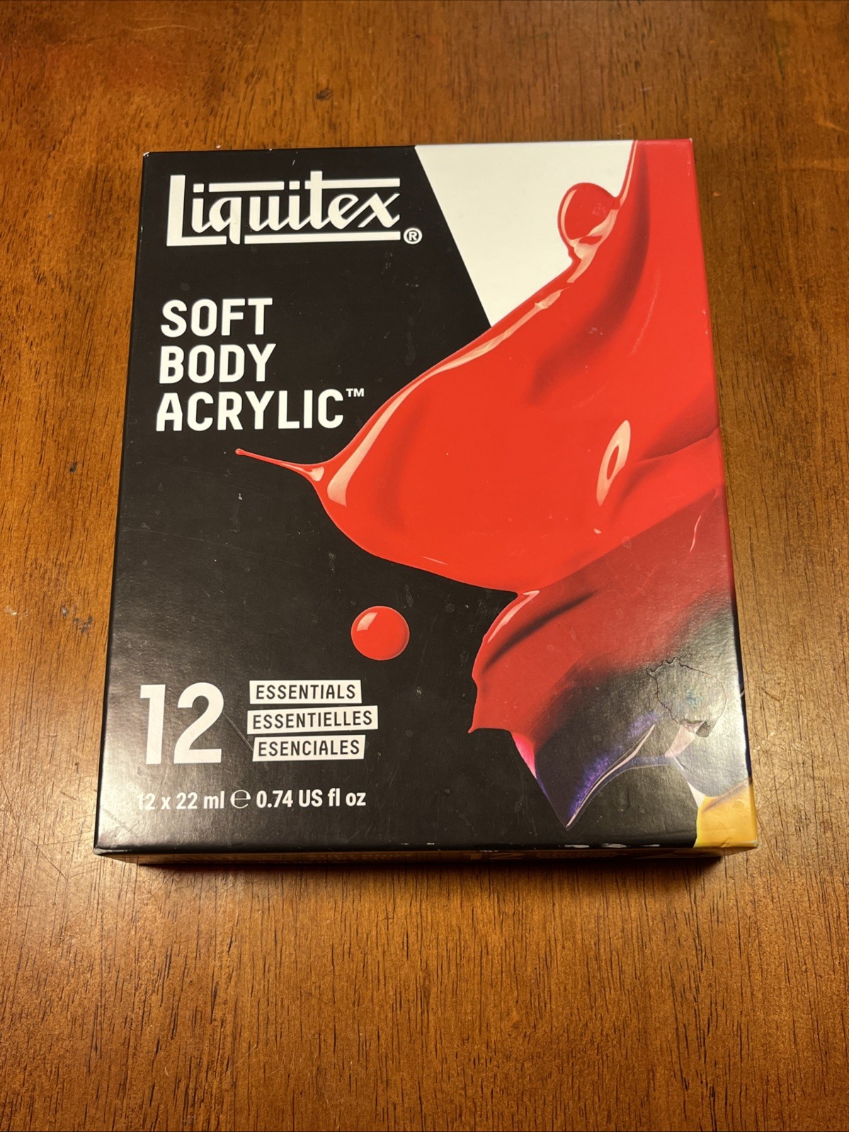 Liquitex Professional Soft Body Acrylic Paint Set Essentials 12 x 22 ml NEW