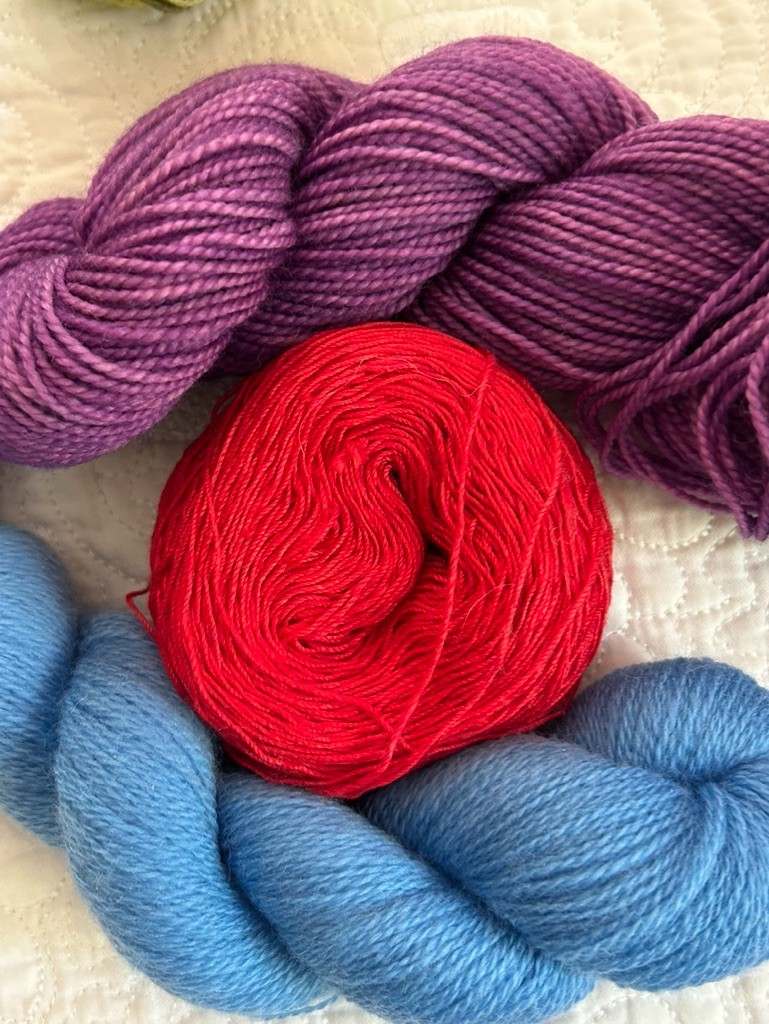 Mixed Yarn Lot ~ Assorted Sizes, Colors & Fibers ~ See photos