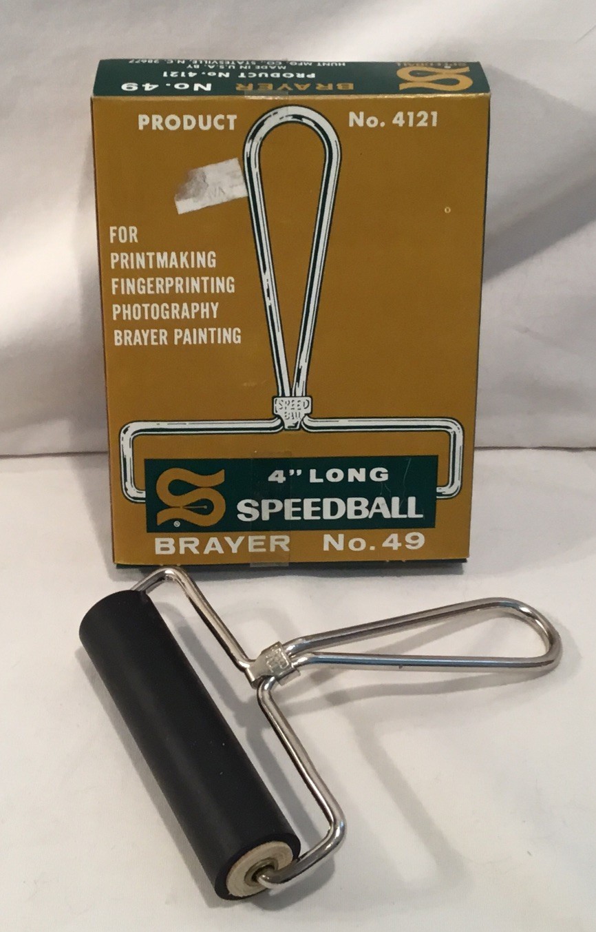 Speedball Brayer No. 49 4″ Block Printing Roller MPN 4121 Art Tool