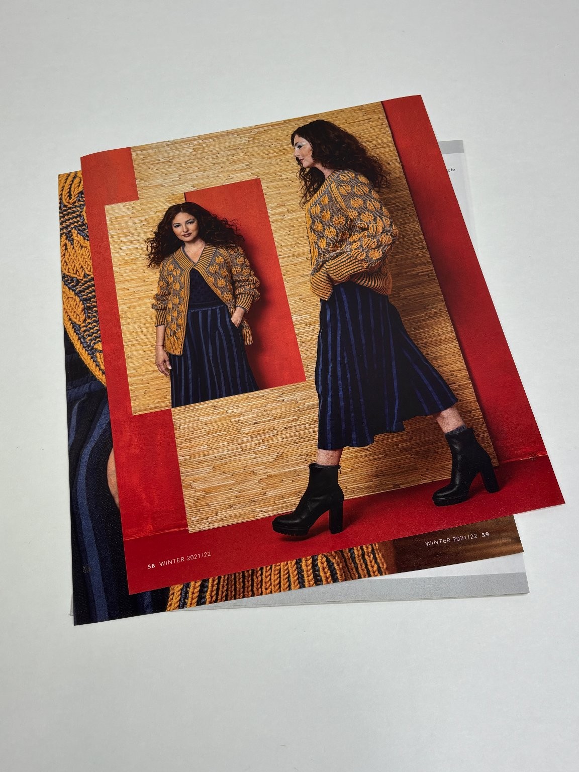 Atlas Cardigan Knitting Pattern Magazine Pages