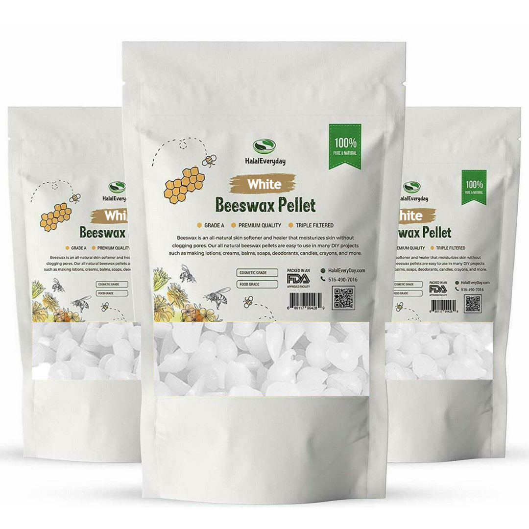 Beeswax Pellets White & Yellow 100% Pure Organic Pastilles Beads Bulk Wholesale