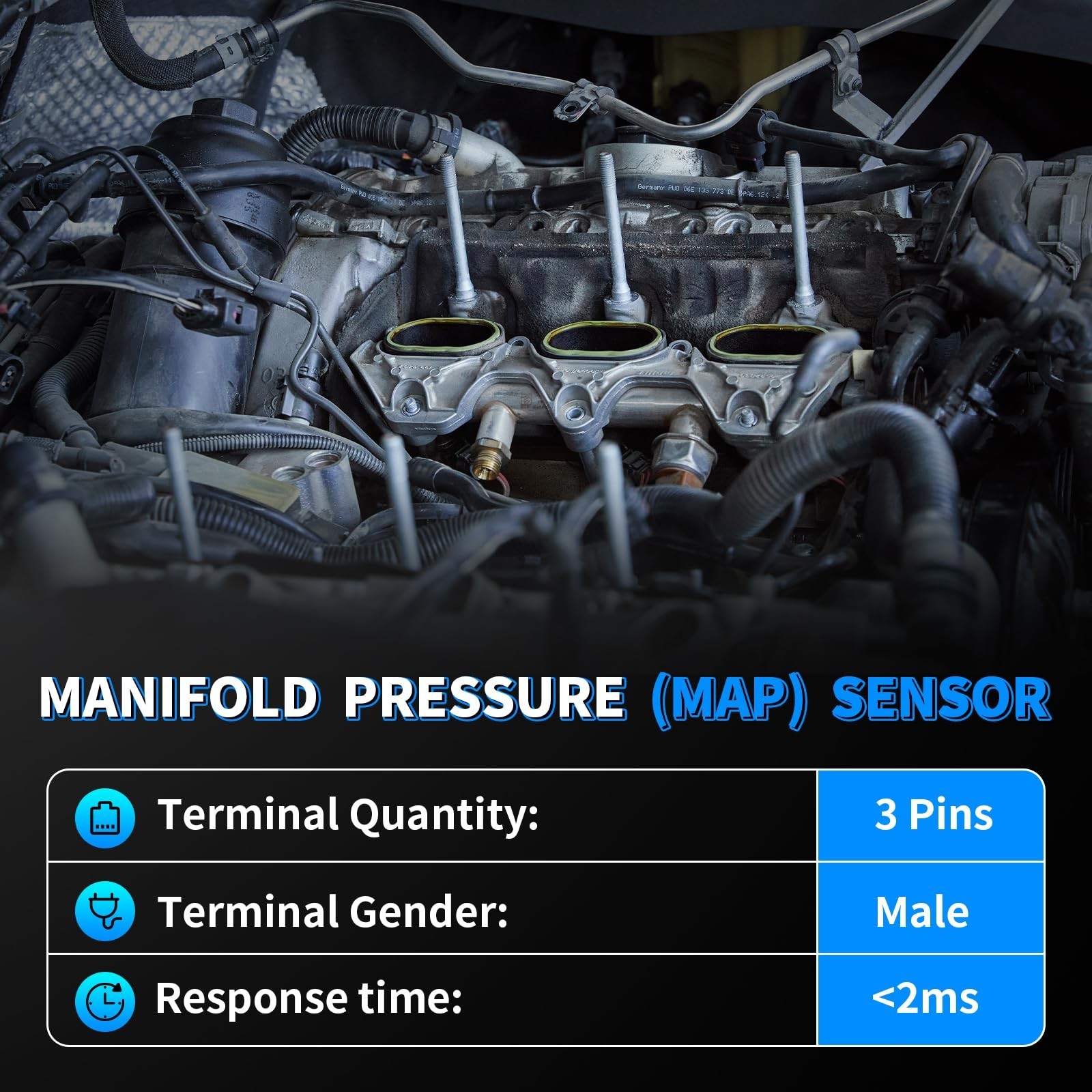 MAP Manifold Absolute Pressure Sensor Fit for Dodge Grand Caravan Charger Cha…