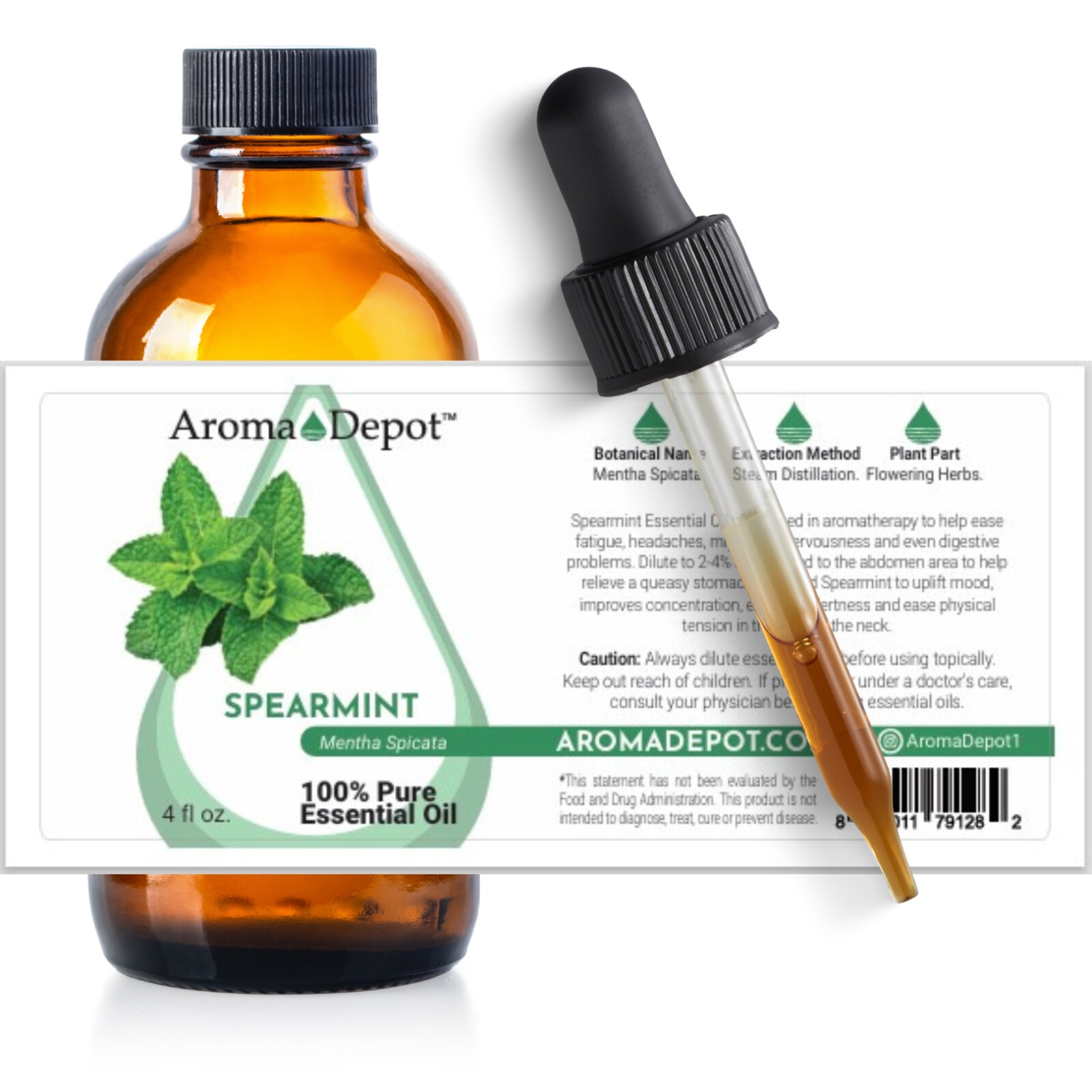 Spearmint Essential Oil Therapeutic Grade 100% Pure Natural Aceite Esencial