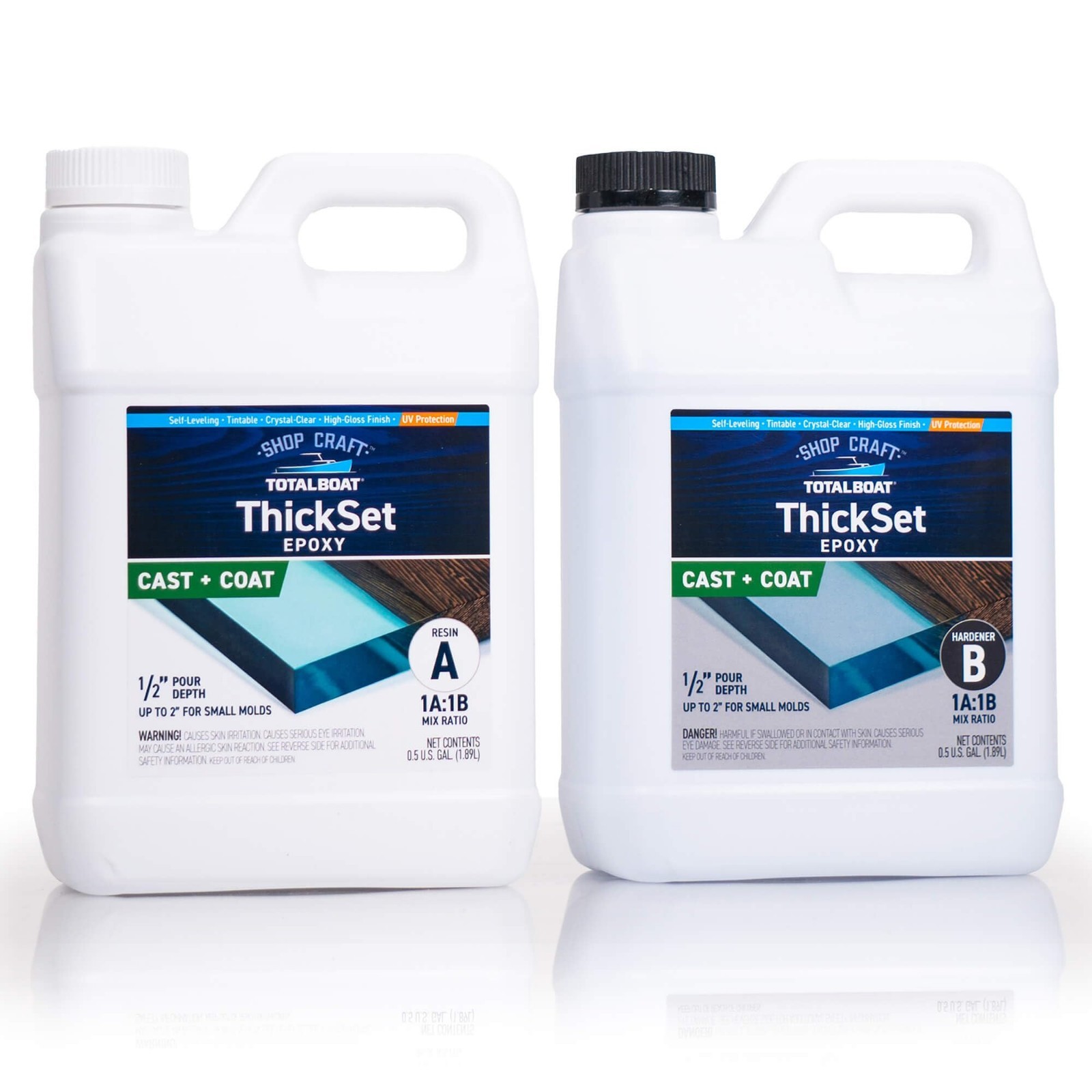 Thickset Deep Pour Epoxy Resin Casting Kit – 1 Gal for River Tables, DIY Crafts,