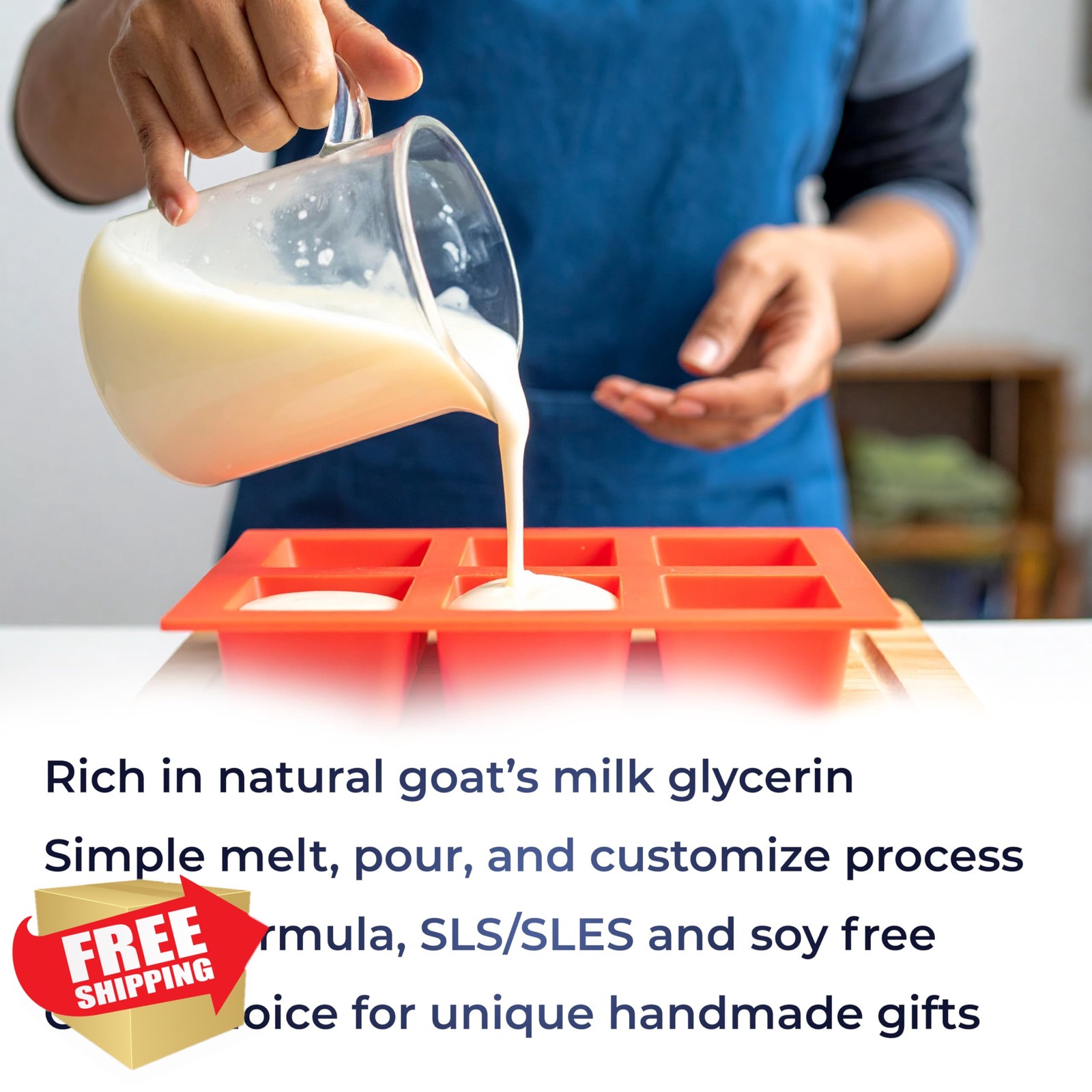 velona 2 LB – Goats Milk Soap Base SLS/SLES free | Melt and Pour | Natural Ba…
