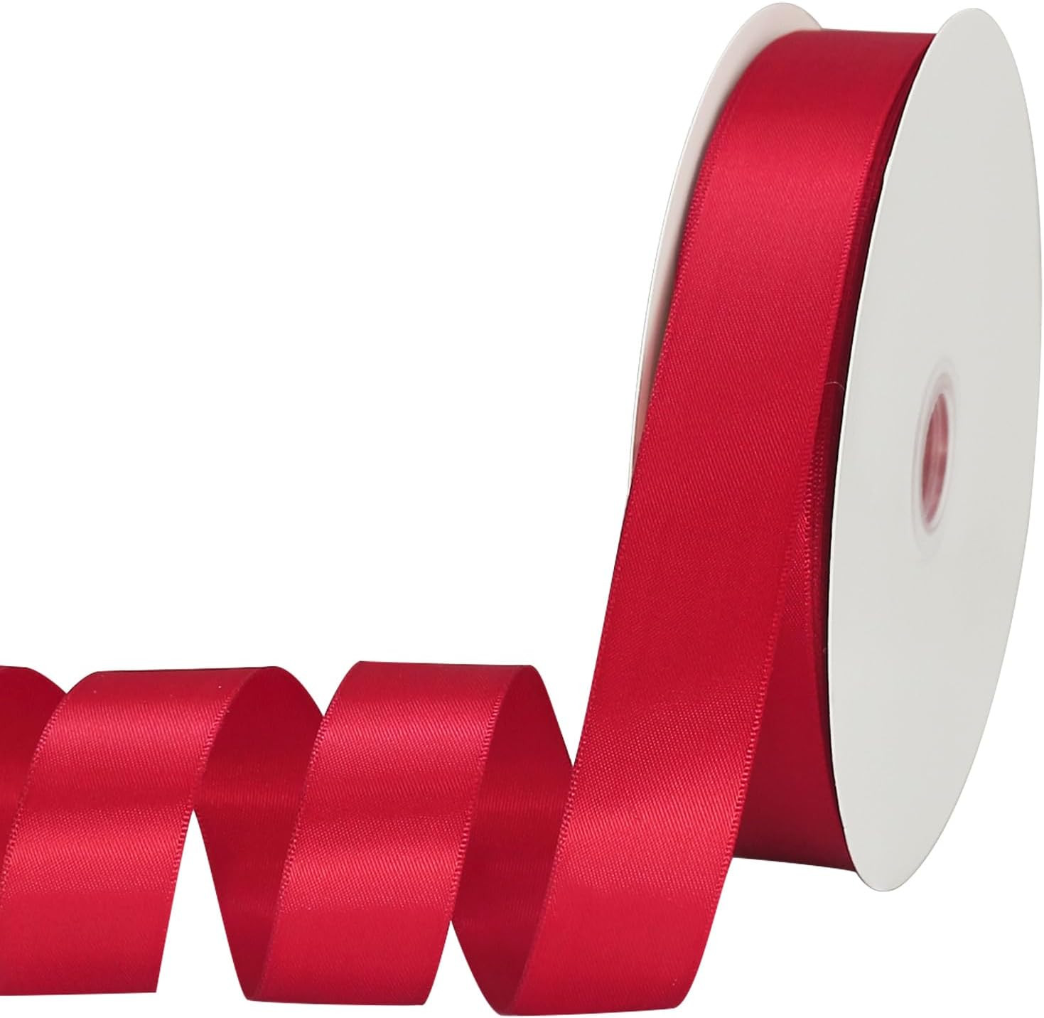 Double Faced Satin Ribbon 1 Inch X 65 Yards Solid Color Ribbon for Gift Wrapping