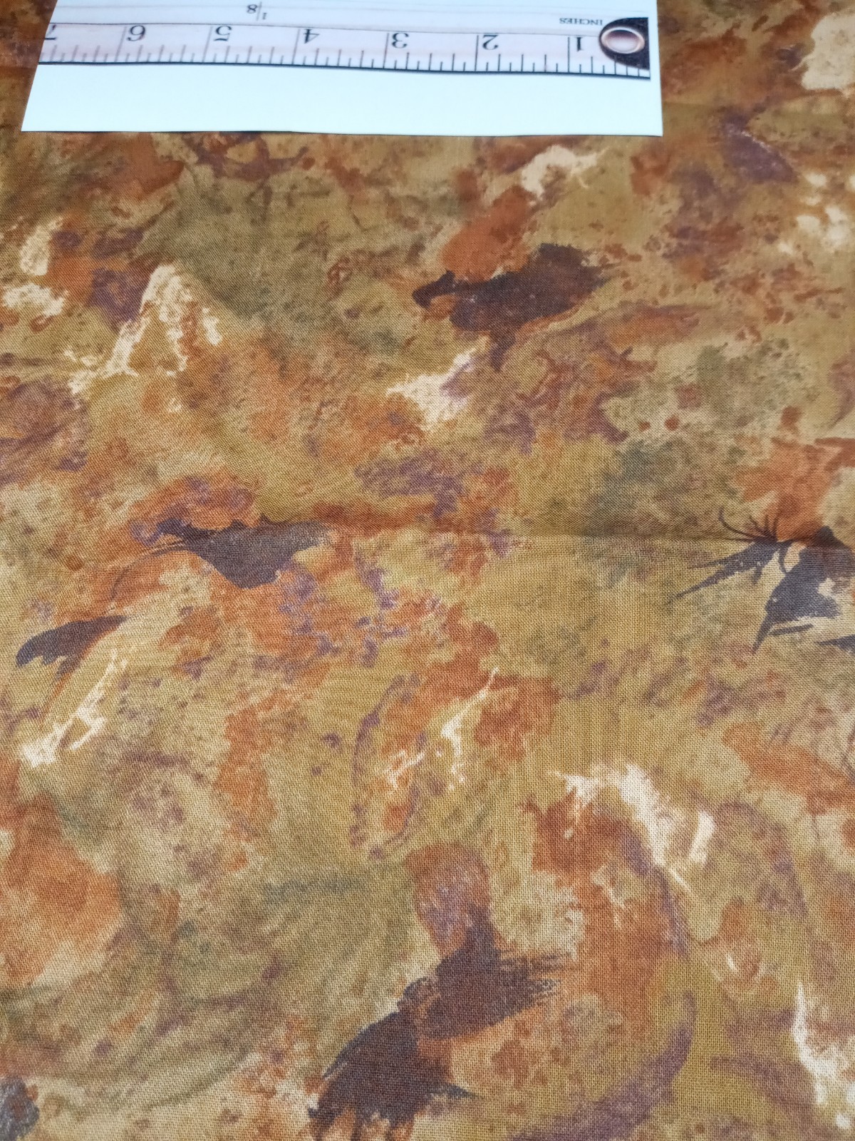 Benartex Fabric International Collection Brown Abstract 2 Yards + 27″ x 44″