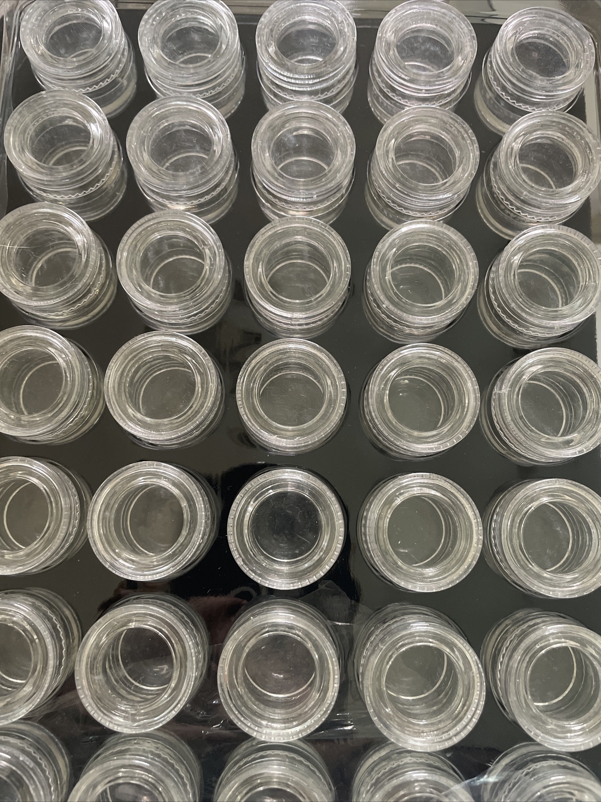 10 x 5ML GLASS CONCENTRATE SCREW TOP CONTAINERS CLEAR
