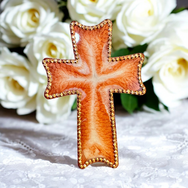 Handmade Cross Silicone Mold For Resin