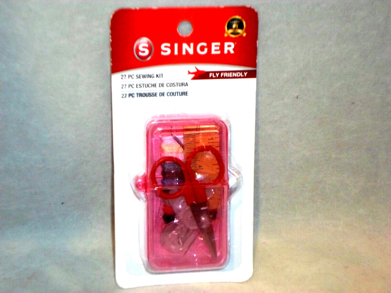 Singer Sewing Kit 27 Piece Travel Size Pink Home, Work A5