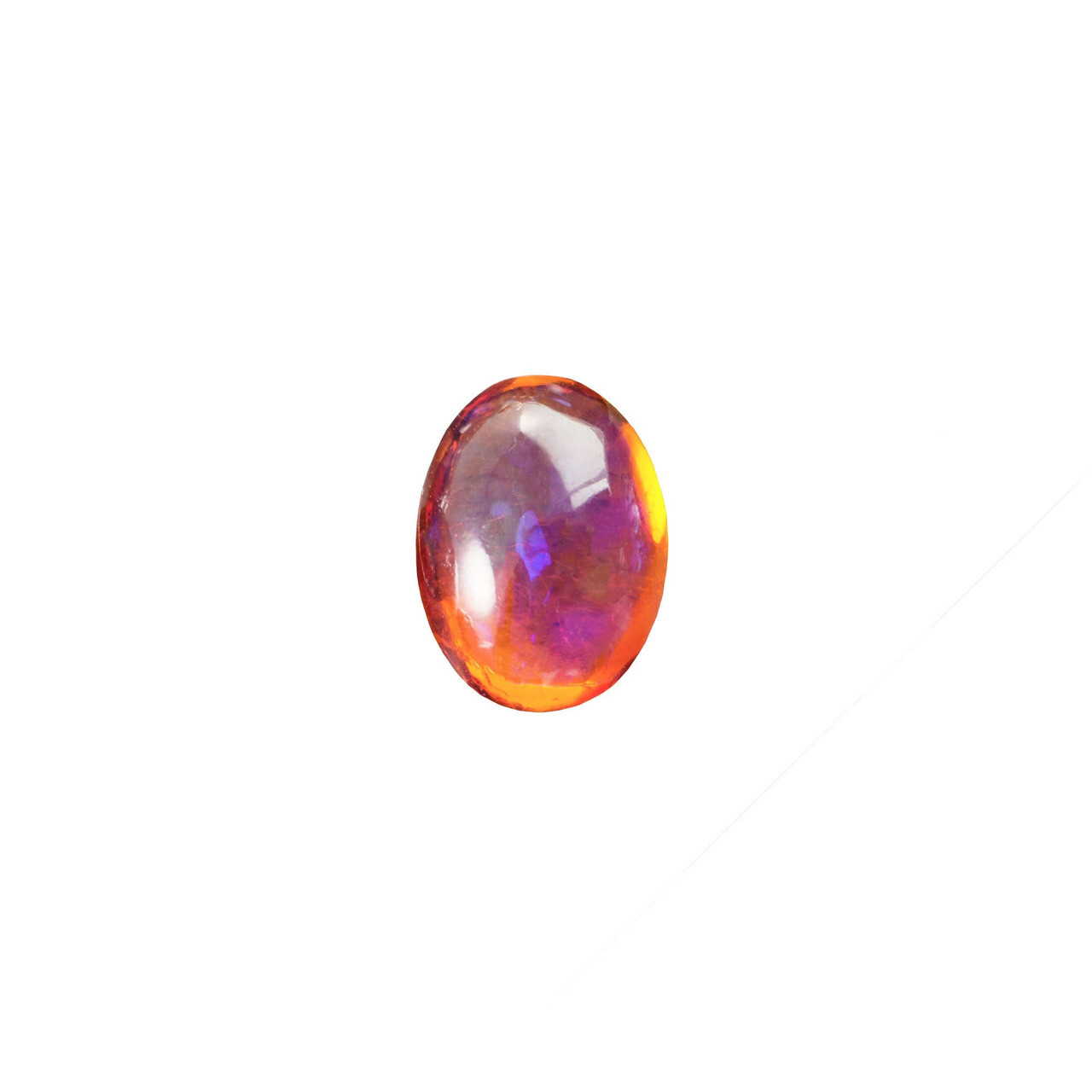 8x6mm Mexican Opal Glass Cabochons (6)