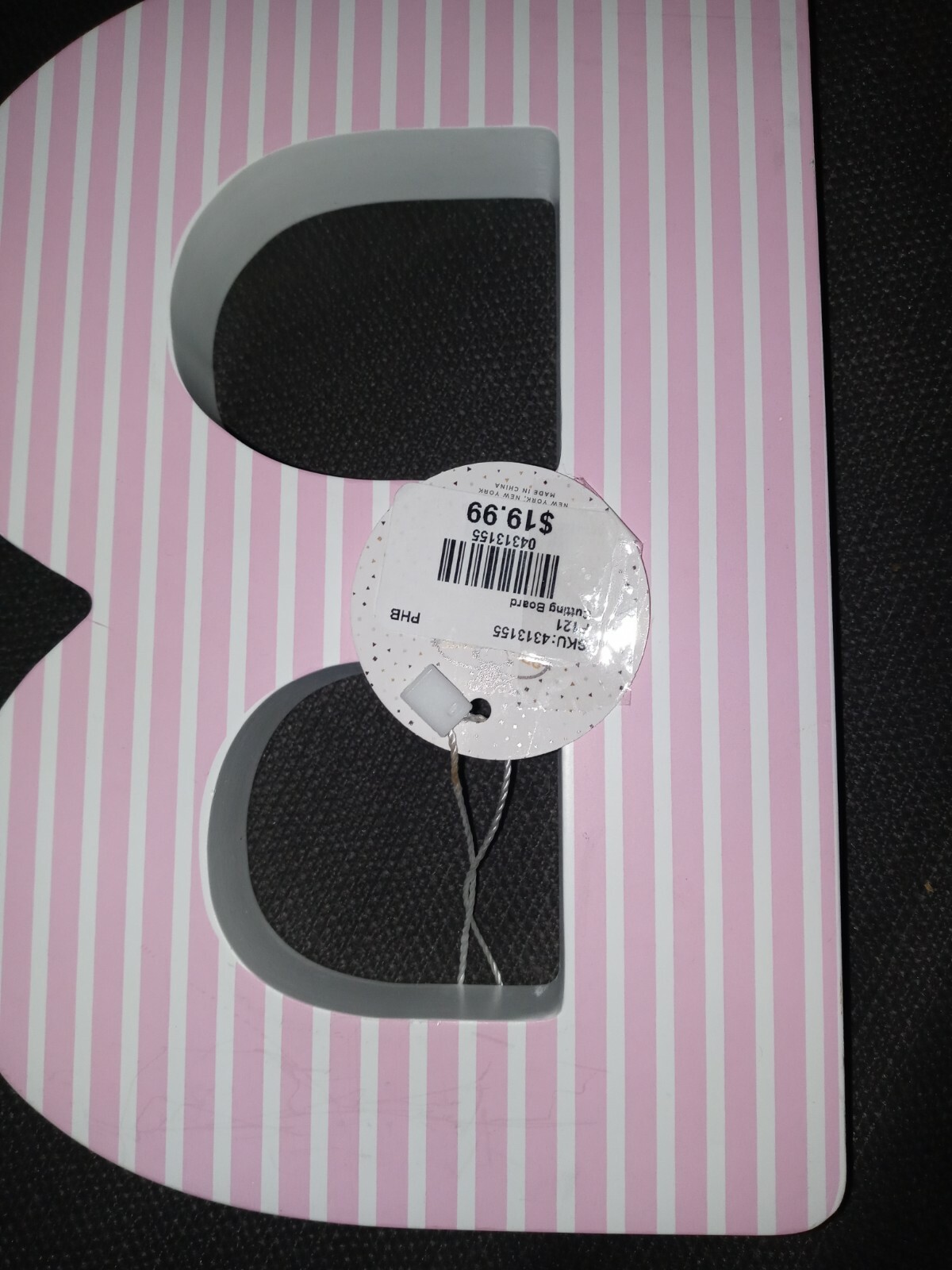 Pier 1 Pink Wooden Letter B-Brand New-SHIPS N 24 HOURS