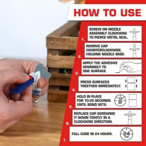 Loctite Super Glue Liquid, Clear, 0.07 fl oz Tube, 2 Pack – Superglue for