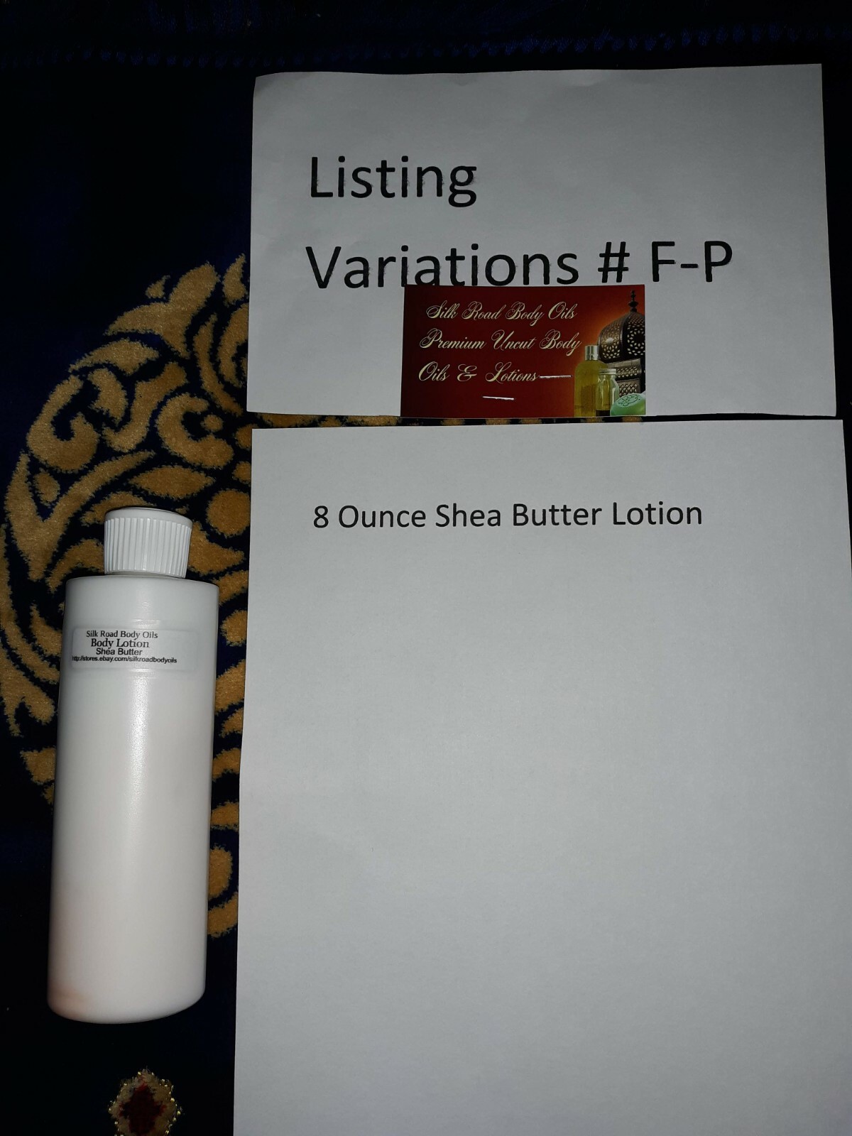 Pick A 8 Ounce Scented Lotion Listing Variation # F-P