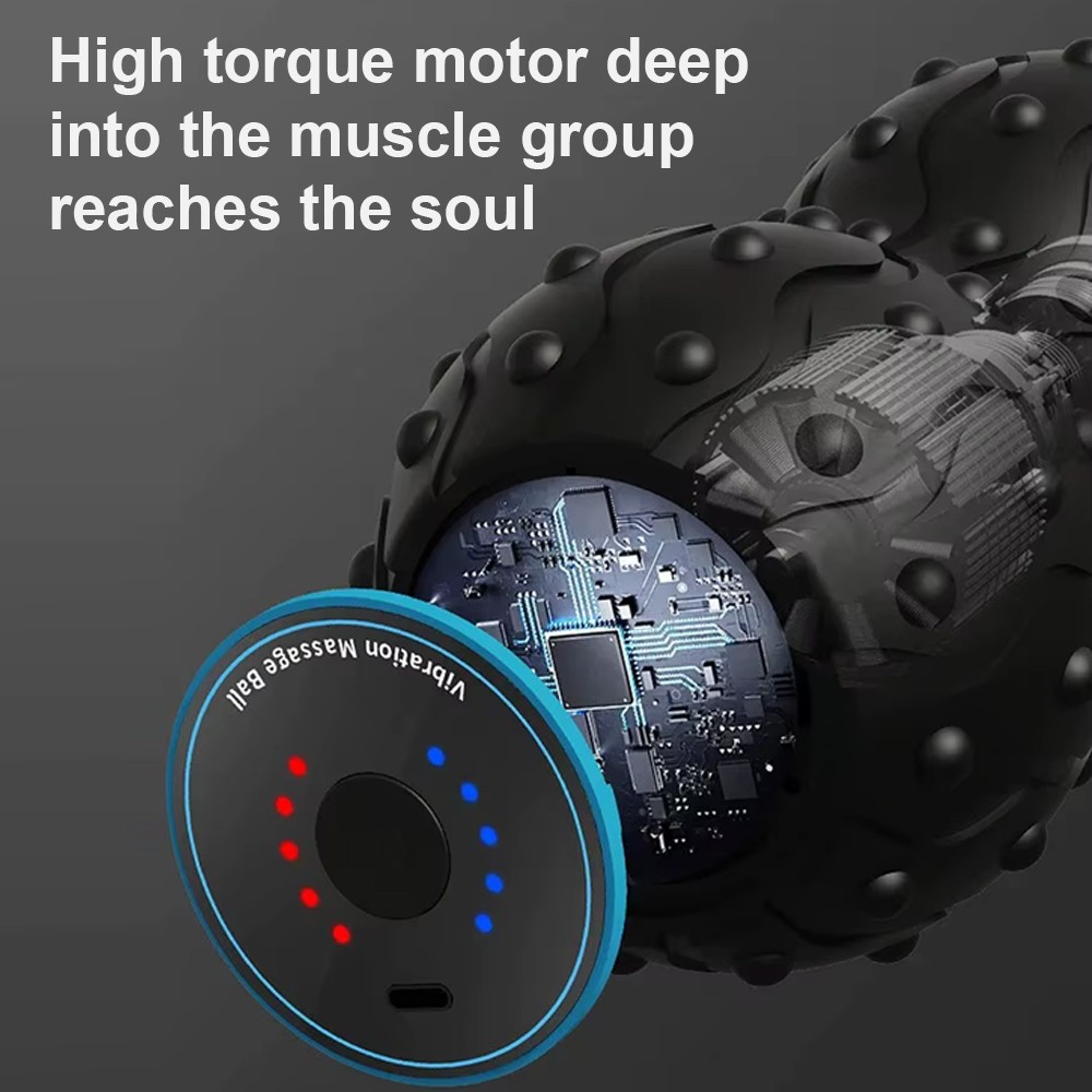 5-Speed Vibrating Massage Ball – Peanut Massager and Vibrating Foam Roll APL