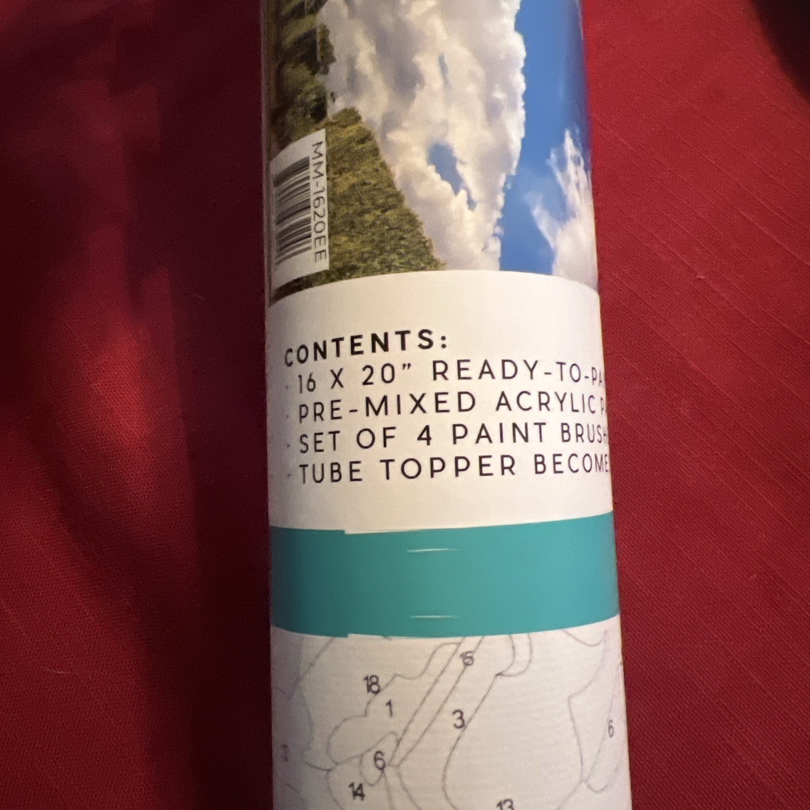 Modern Monet Acrylic Paint by Number Kit 16 x 20 Everything Eiffel Landscape