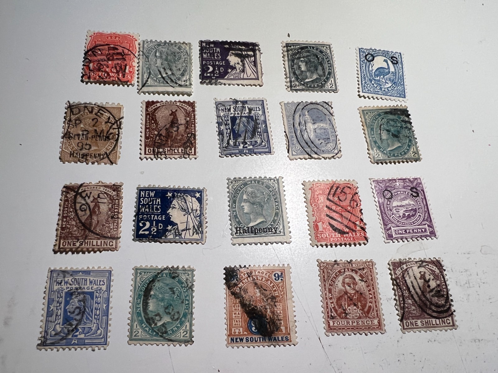 Choose a country! 20 Stamps per country (or as marked), USED or MINT (as marked)