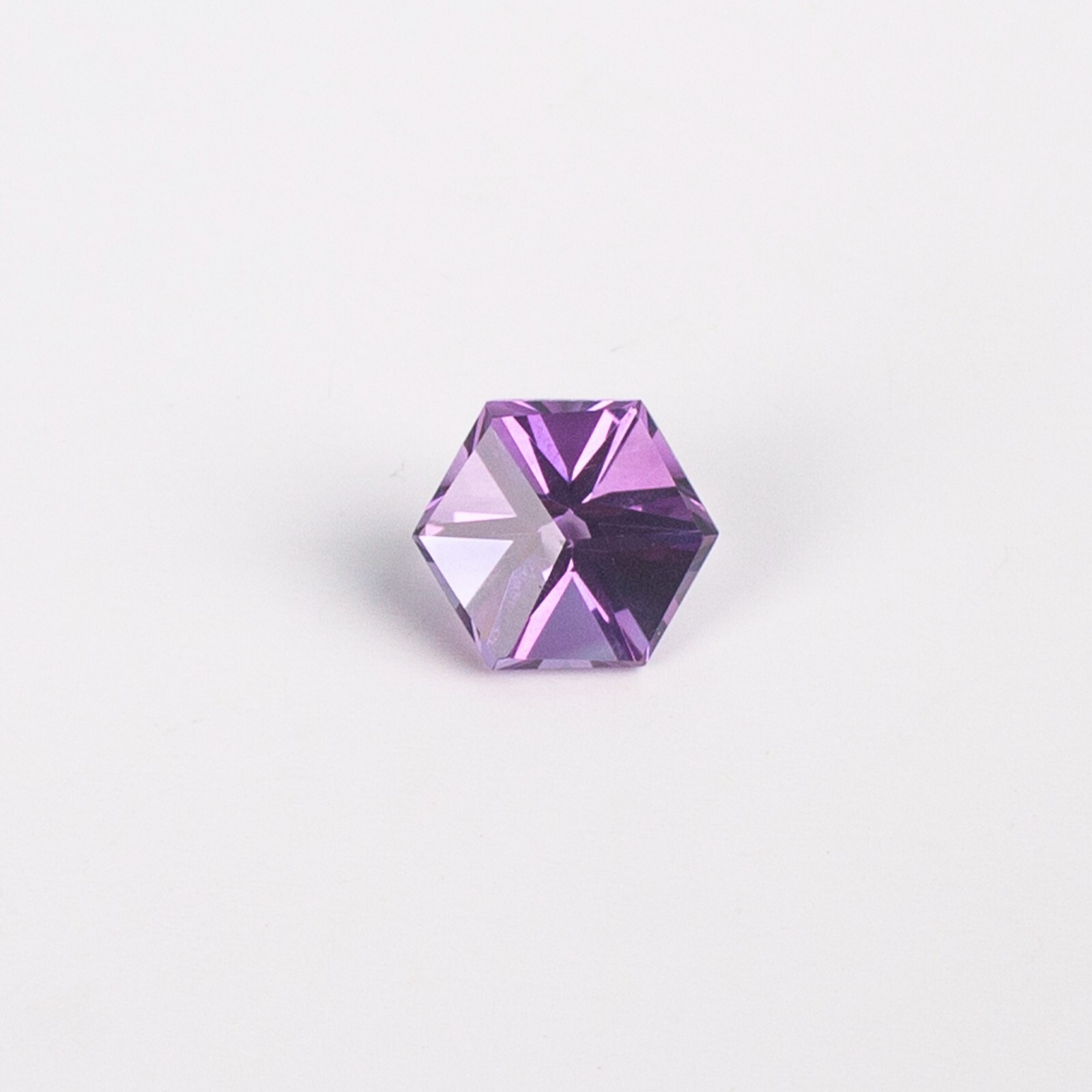 Natural Amethyst 10x10mm Hexagon Fancy Cut, Amethyst Loose Fancy Cut Gemstone