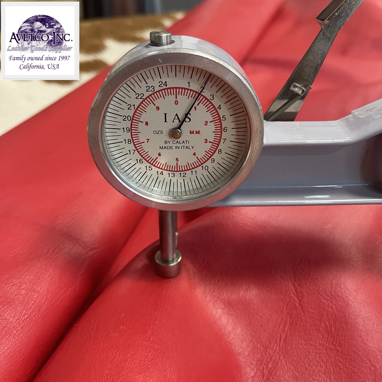2 oz 1.0mm Red Cow Leather Smooth Soft Hide Rough Cut by the Square Foot