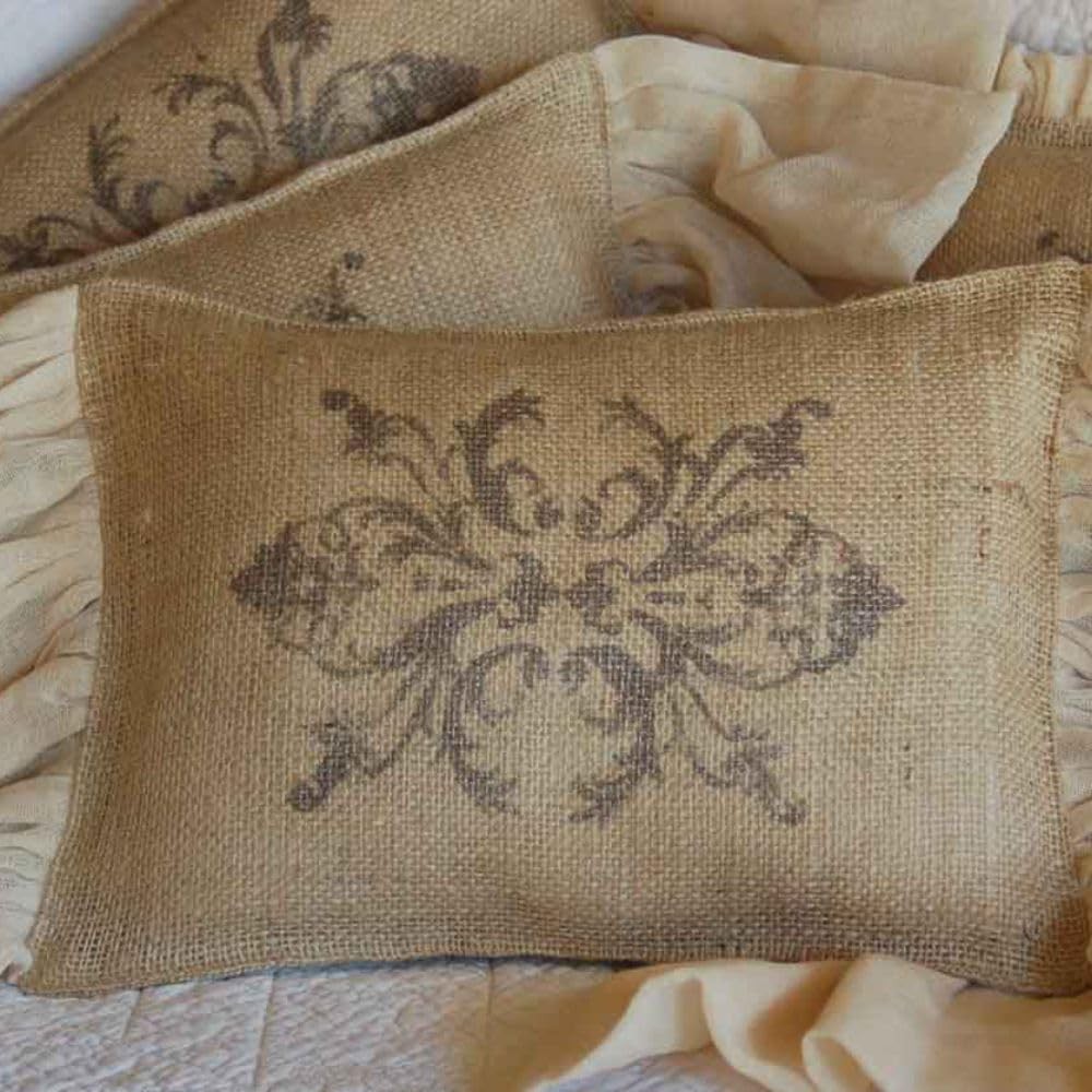 Victorian Baroque Wall Stencil Reusable Decor Painting Template