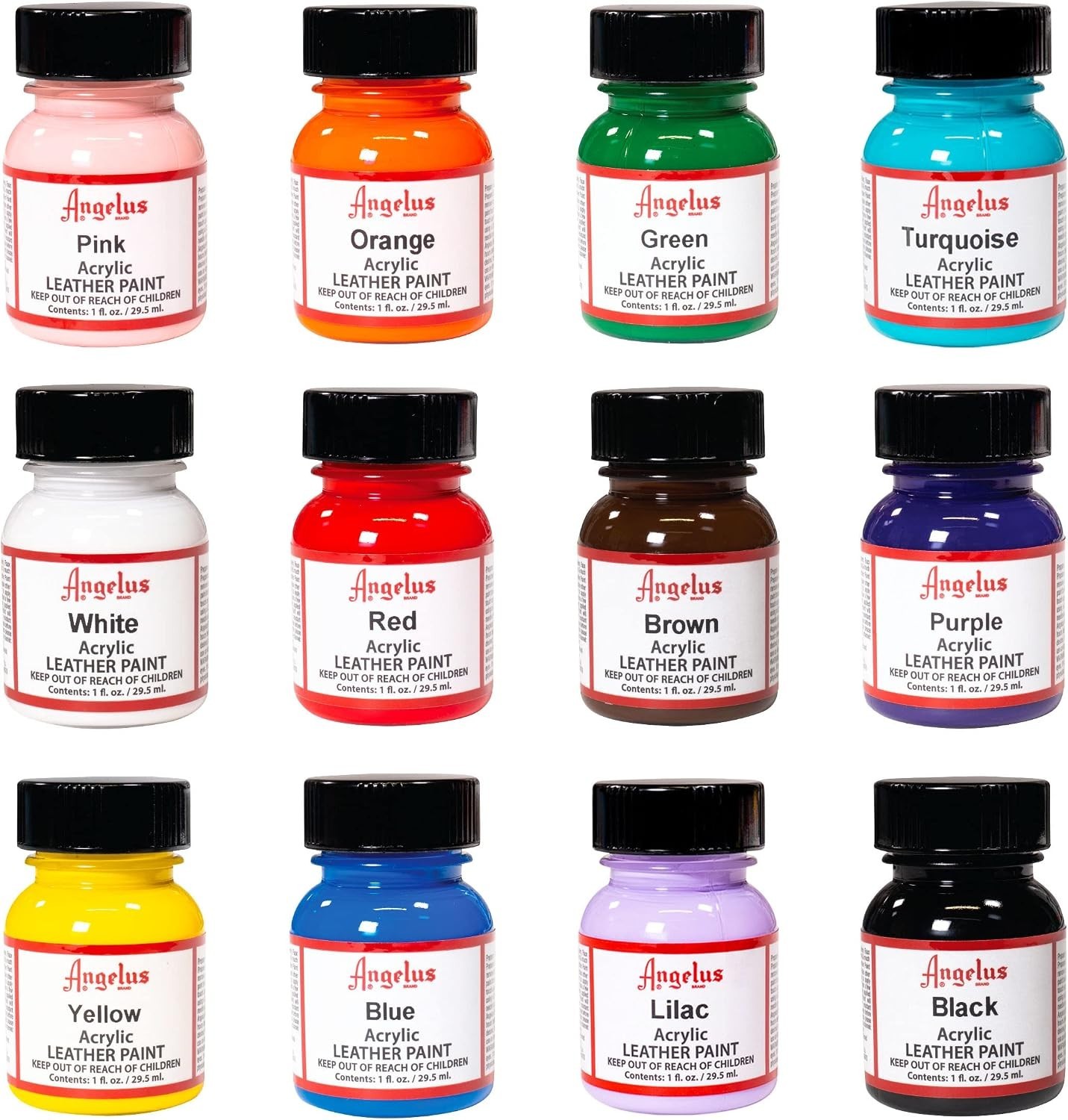 Paint for Shoes, Sneakers, Leather – 12 Colors