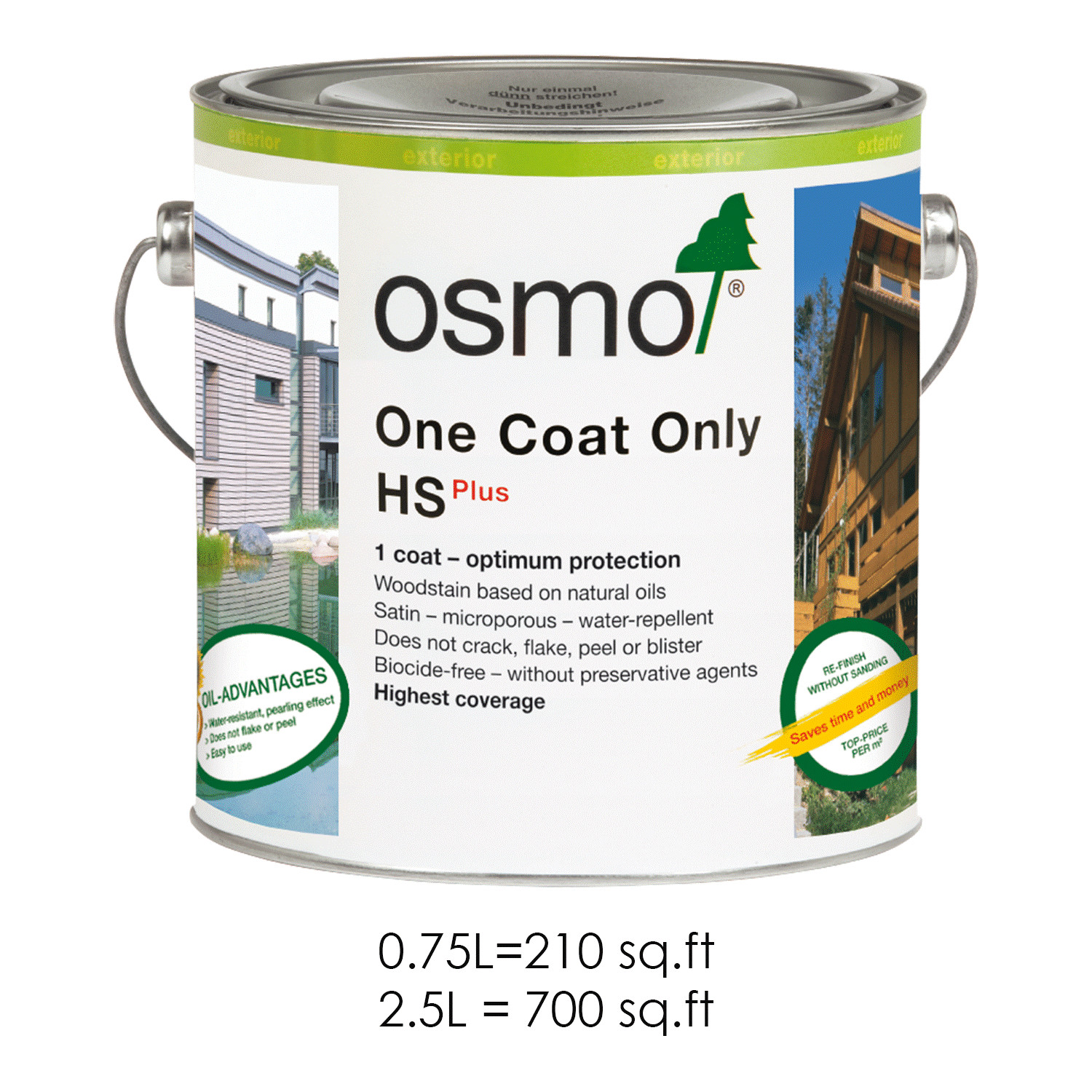 OSMO Exterior ONE COAT ONLY Wood Finish Stain