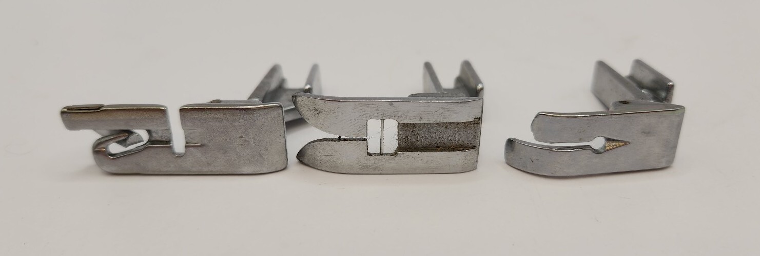 Bundle of 8 Sewing Machine Foot Parts–None Marked