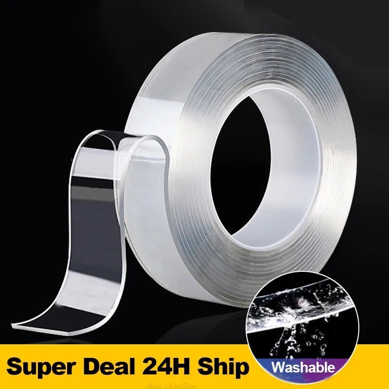 Nano Tape Super Strong Double-Sided Adhesive Tape Transparent Reusable