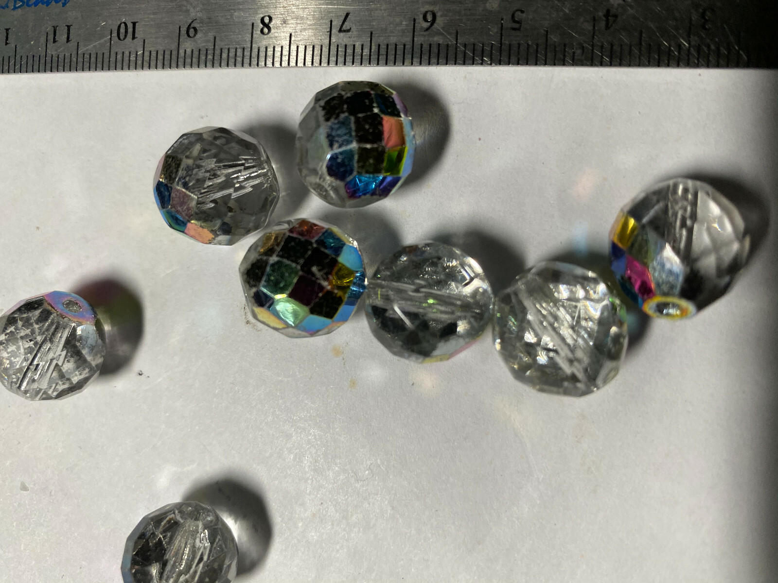 Czech Fire Polished Crystal Beads 14mm 16mm ****UPICK**** 14mm 16mm