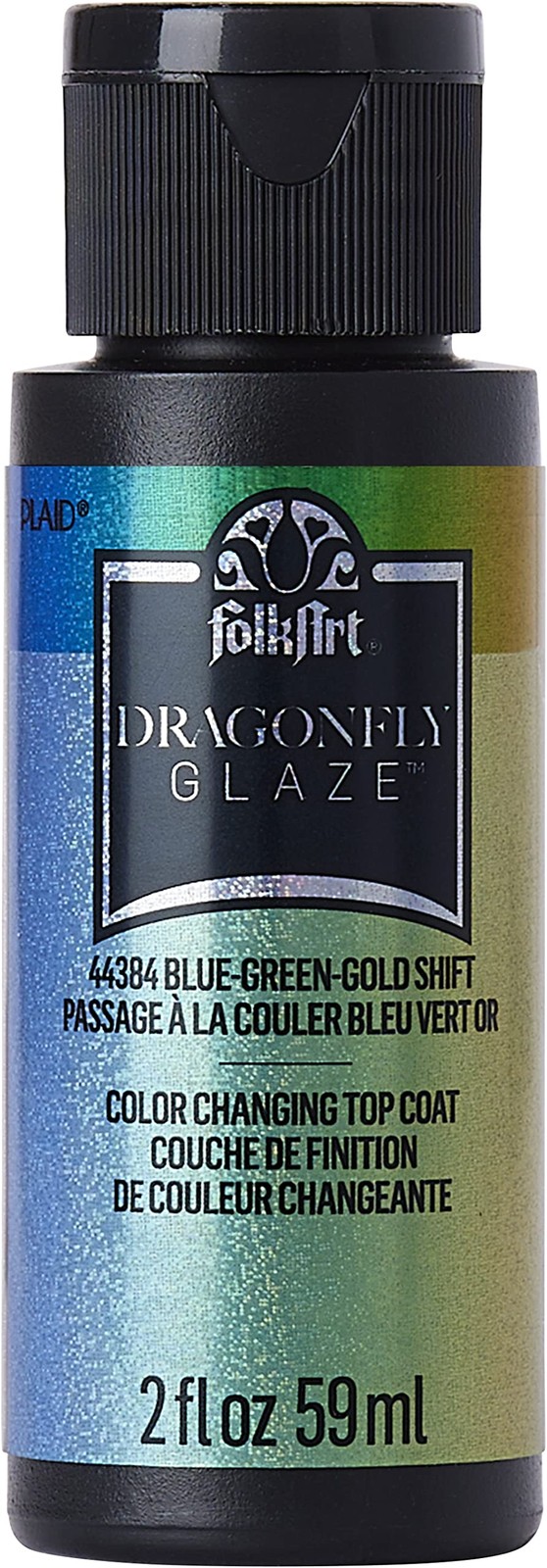 Acrylic Multi-Surface Dragonfly Glaze Multi-Surface Paint (2 oz), 44384, Blue…