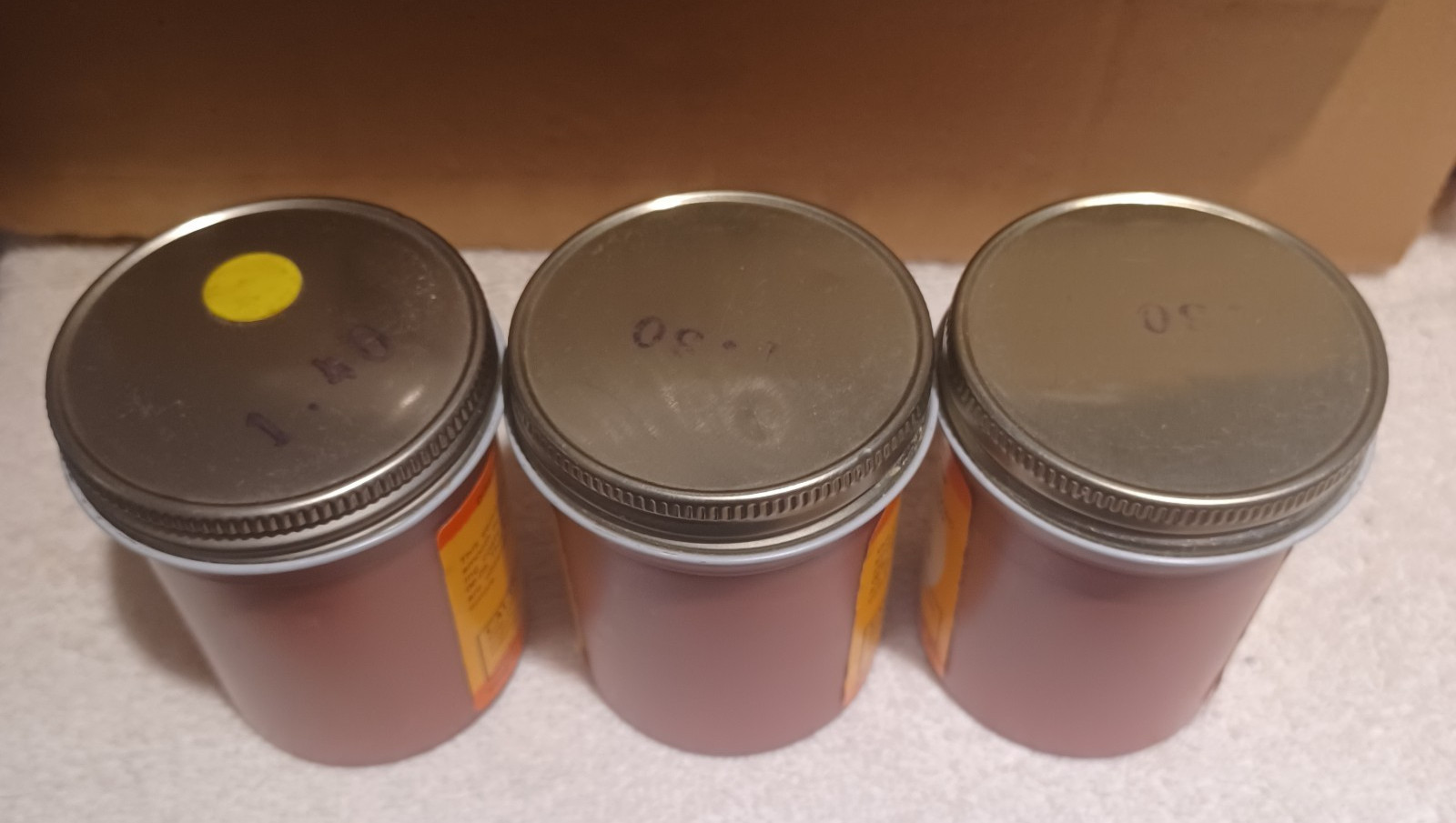 Duncan Discontinued RARE “GL” Semi-Transp. Gloss Glaze Golden Honey Color 4 oz