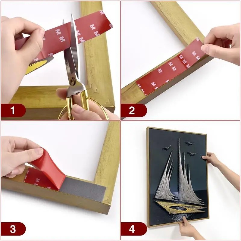 3M Double Sided Tape Heavy Duty Acrylic Adhesive Strong Mounting 3M x 0.4mm