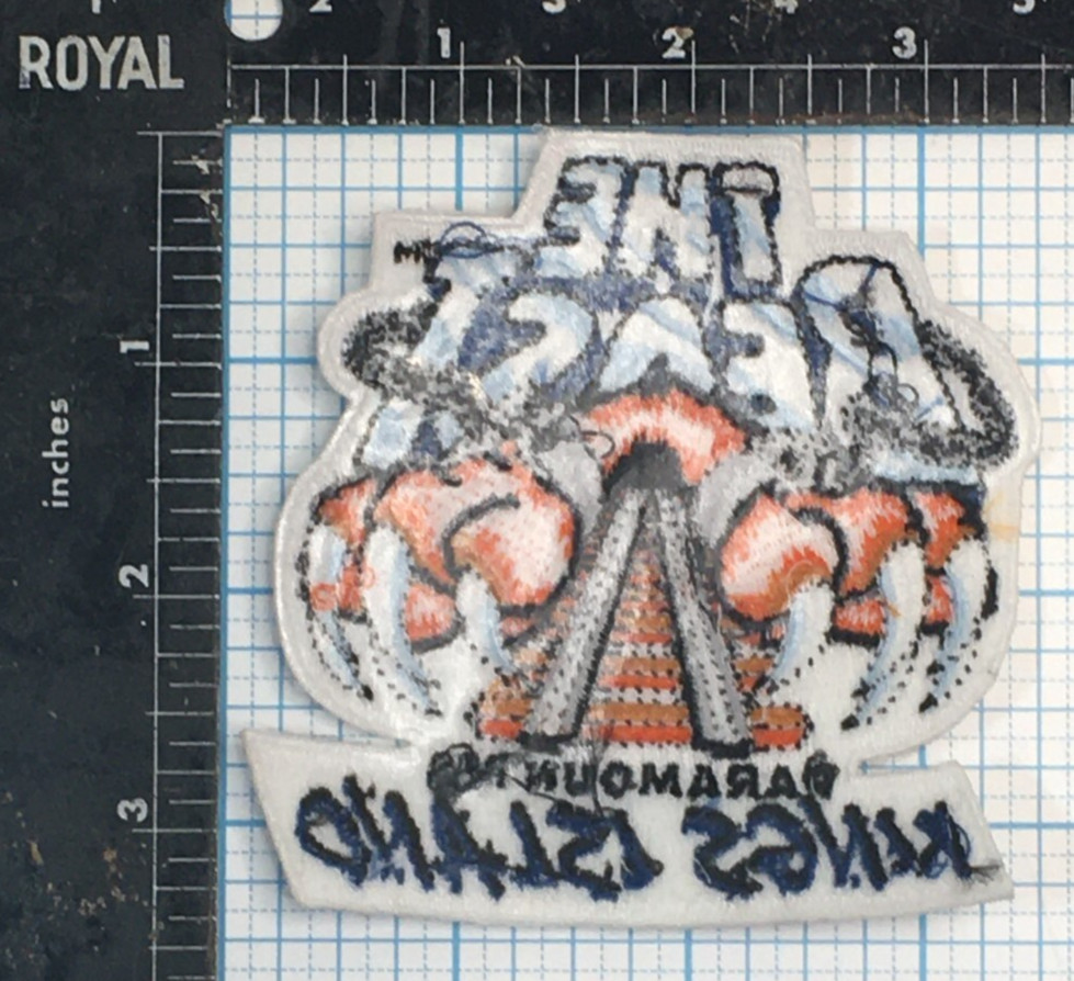VINTAGE THE BEAST ROLLER COASTER KINGS ISLAND OHIO SOUVENIR 3.5″ IRON ON PATCH