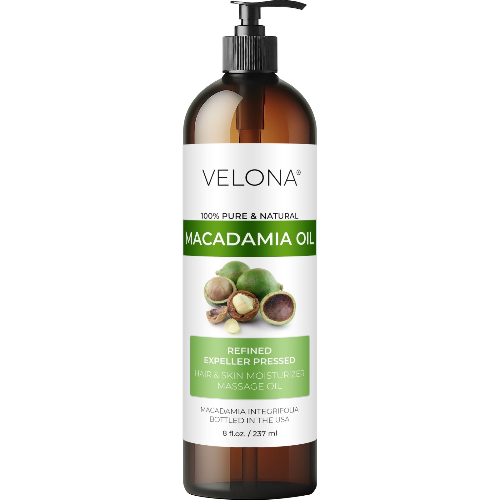 Macadamia Nut Oil By Velona 2oz-7lb Refined Expeller pressed Skin Hair Body Face
