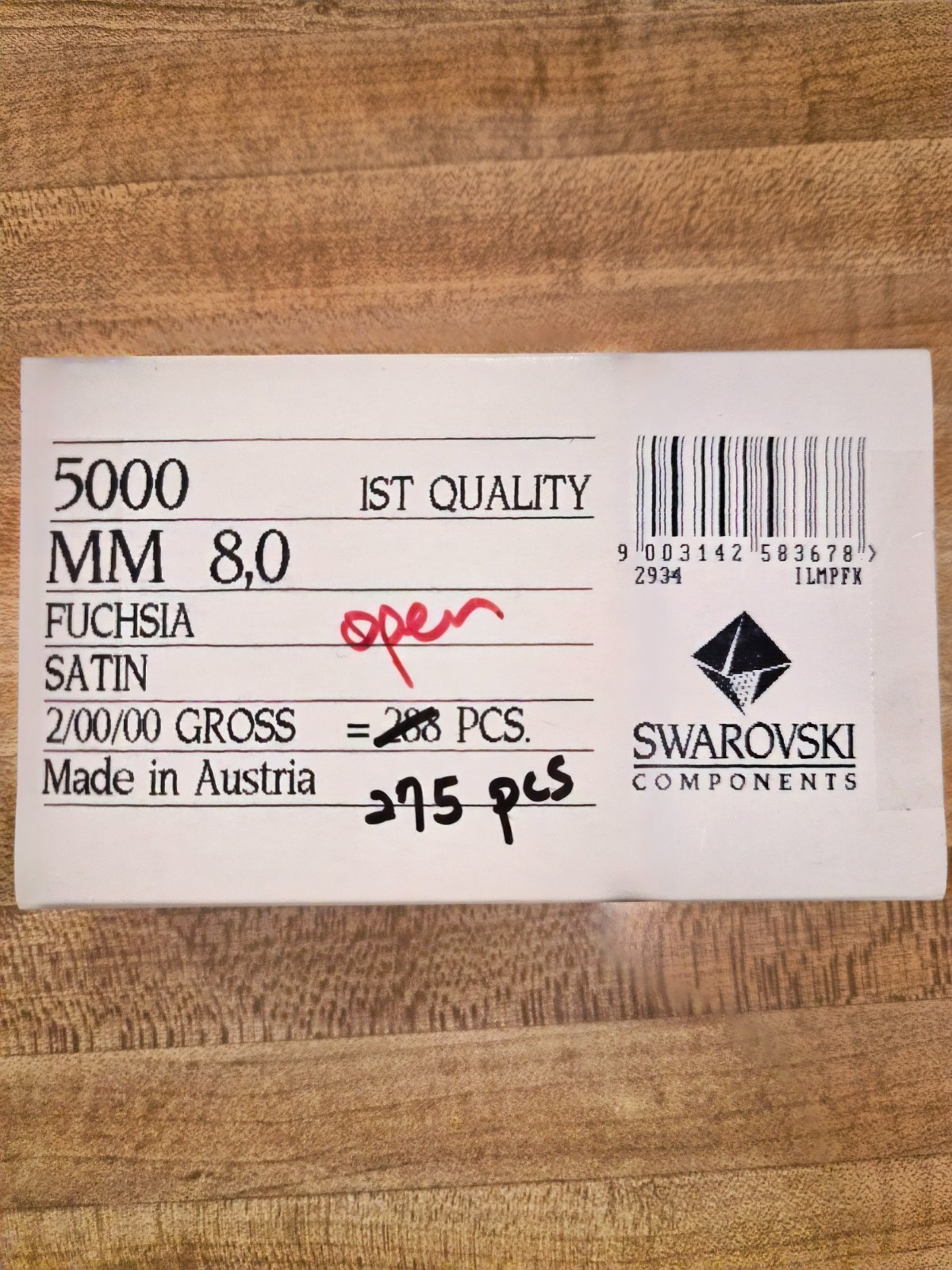 Swarovski 5000 8mm Crystal Round Beads Open Pack – select color/size