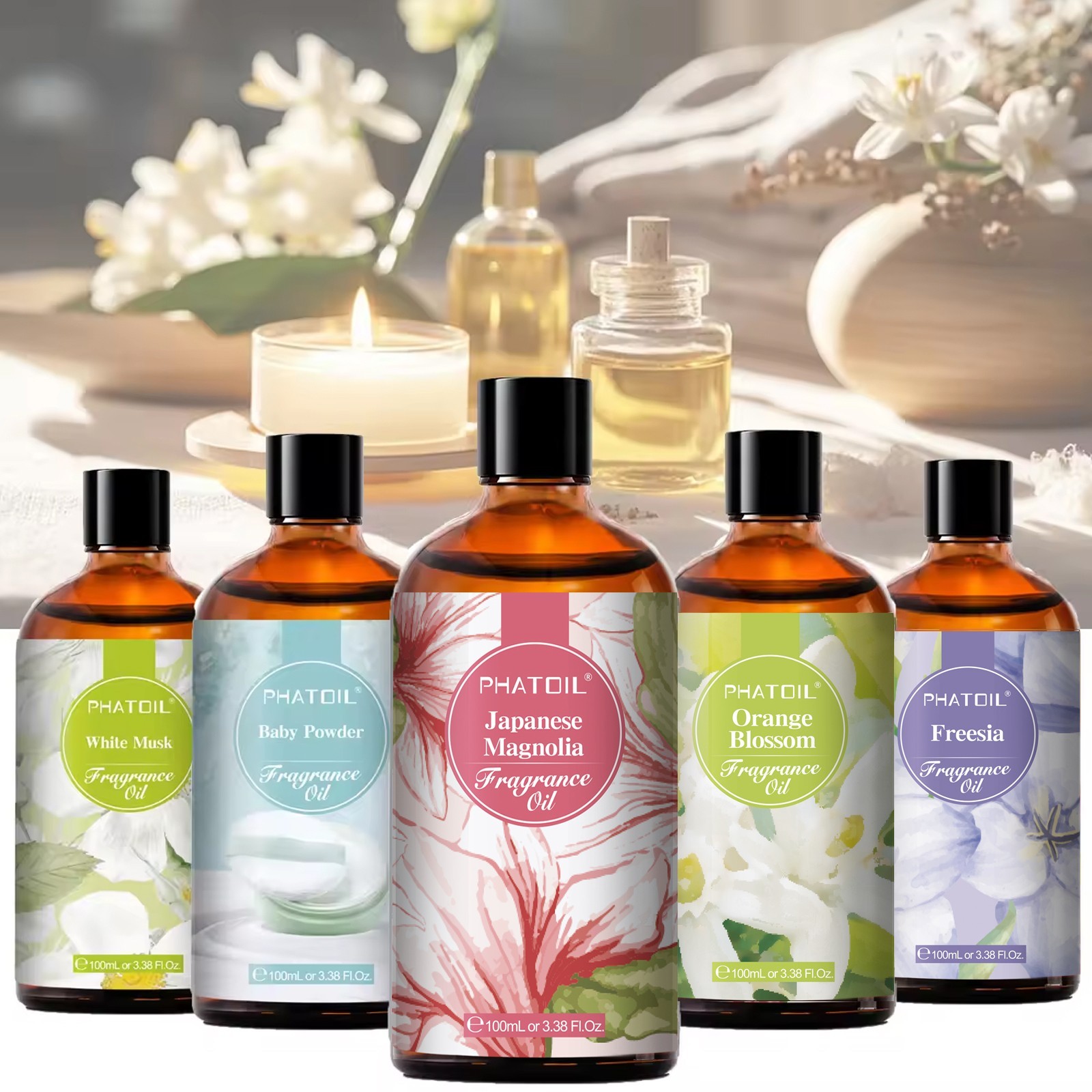 100ml Home Fragrance Oil Essential Oils for Aromatherapy,Candle Soap Making,DIY
