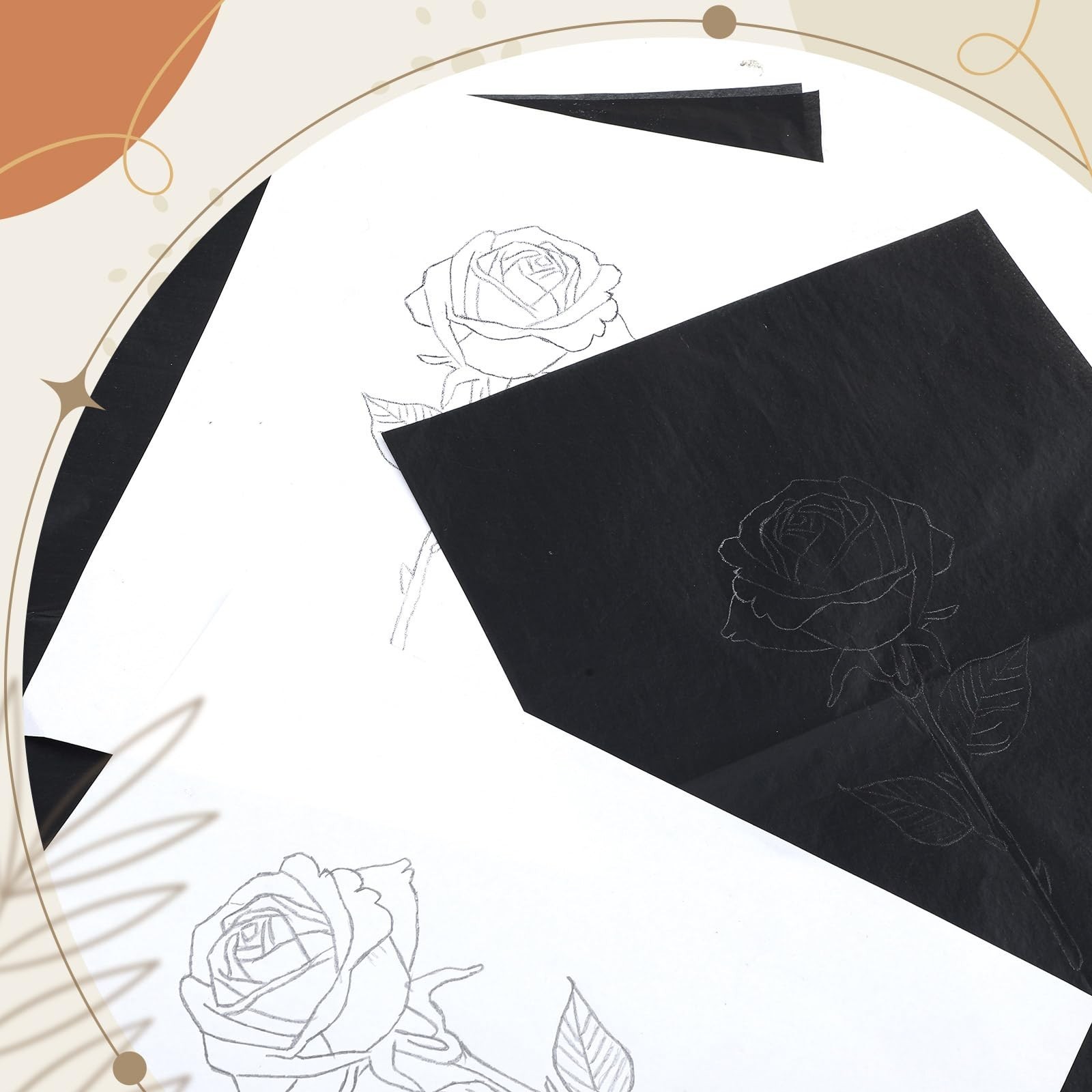 Epakh 10 Sheets 18”x 24” Large Carbon Paper for Tracing, Carbon Transfer Pa…