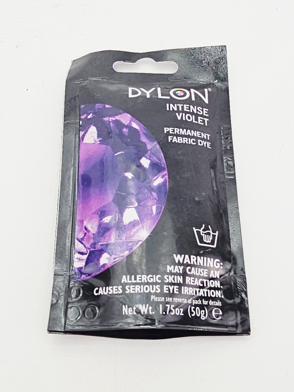 Dylon Permanent Fabric Dye Intense Violet Purple 1.75 oz 50g Lot of 3