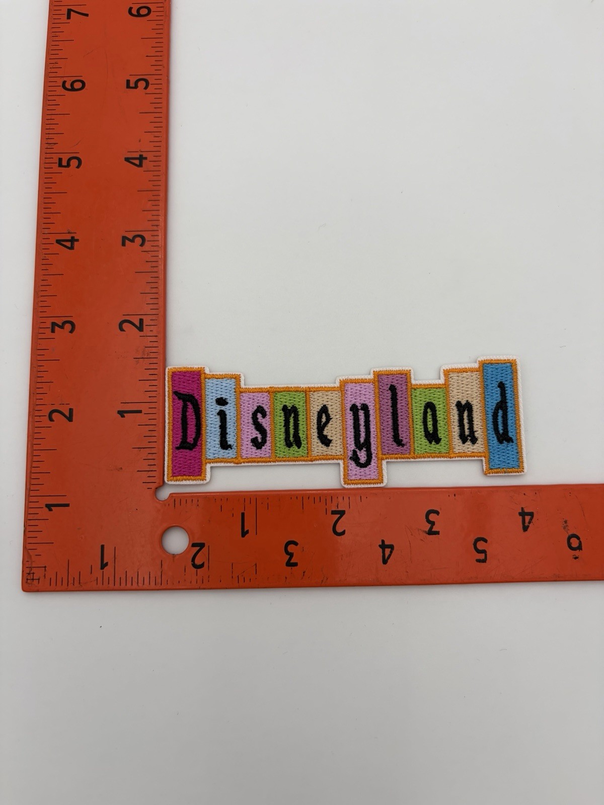 DISNEYLAND Marquee Embroidered Iron On Patch 4 inches in size – New!
