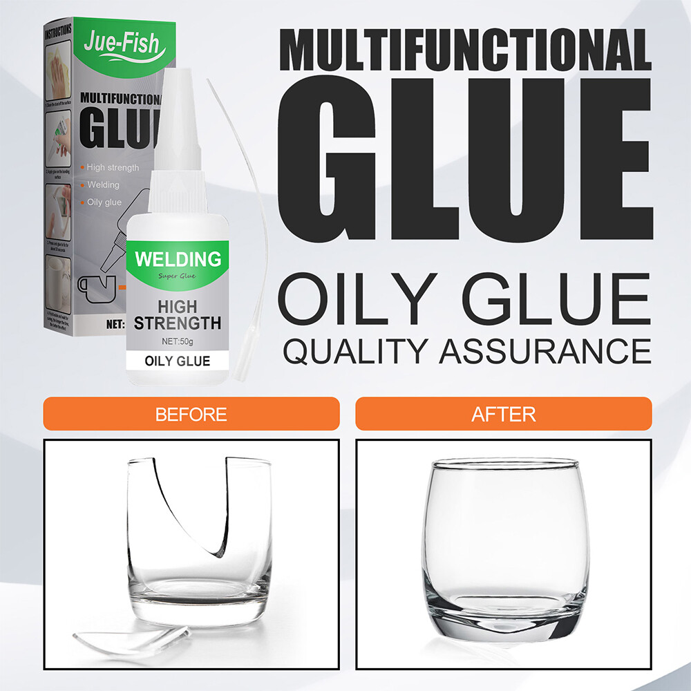 2× Multifunctional Welding High-Strength Oily Glue-Uniglue Universal Super Glue