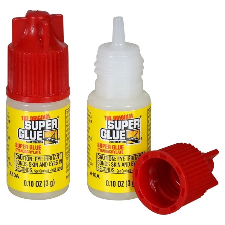 NEW MULTI USE SUPER GLUE With Drip Spout The Original Bottles 2 Pack