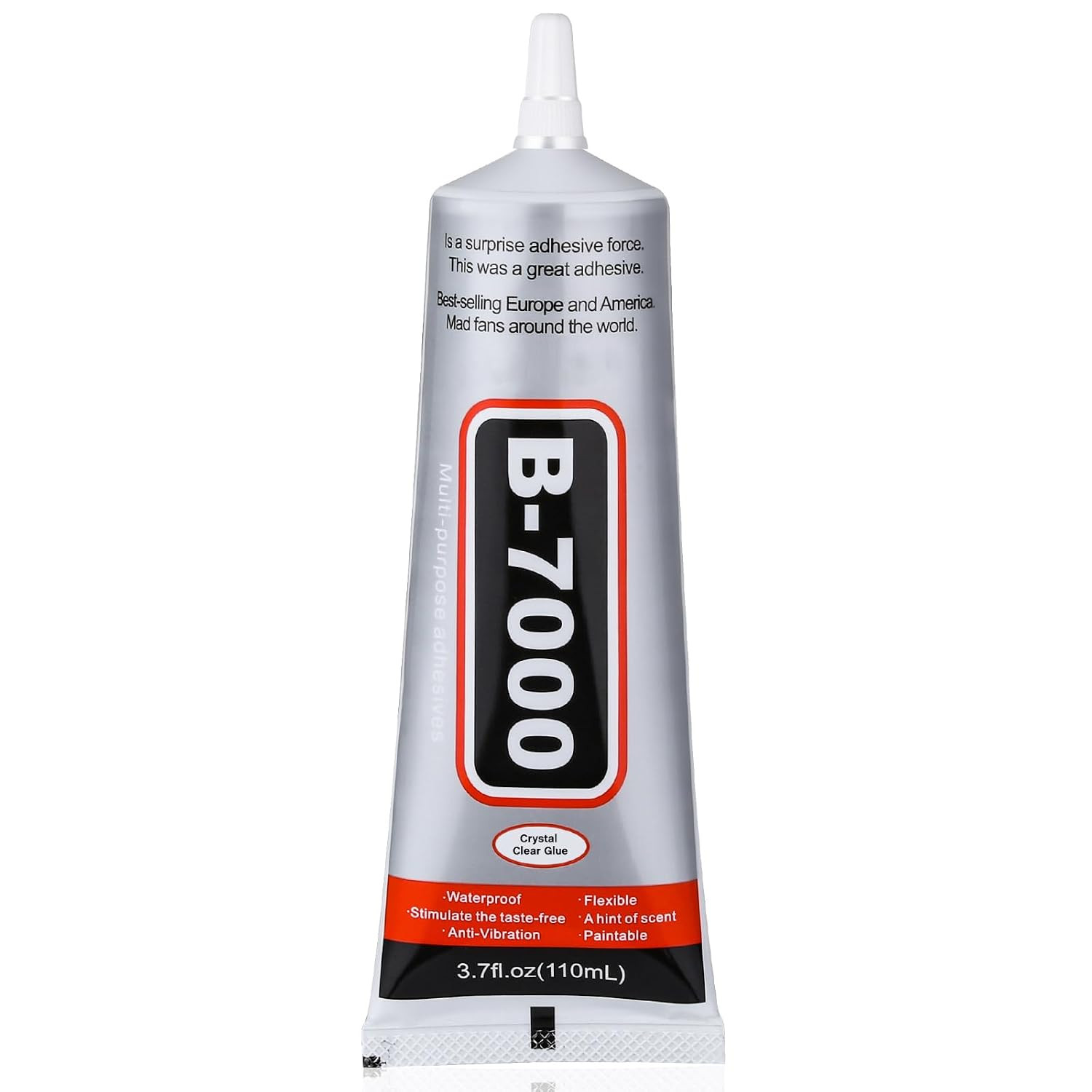 B-7000 Glue Clear for Rhinestone Crafts, Jewelry and Bead Adhesive B7000 Semi Fl
