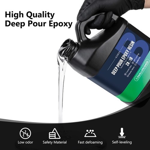 Professional Deep Pour Epoxy Resin Kit Low Odor UV Protection High Hardness New