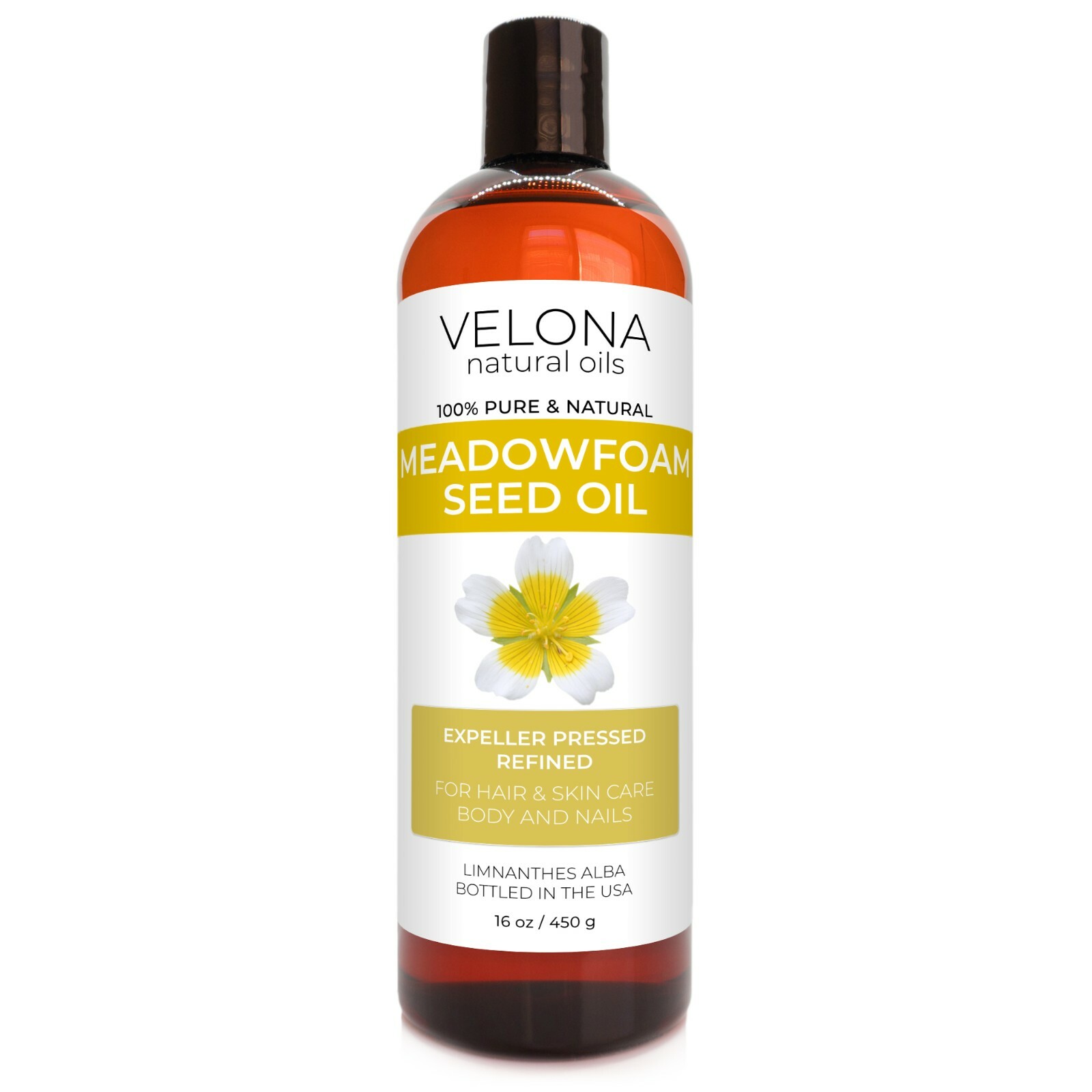 Meadowfoam Seed Oil By Velona 2oz-7lb Refined Expeller pressed Skin Hair Body