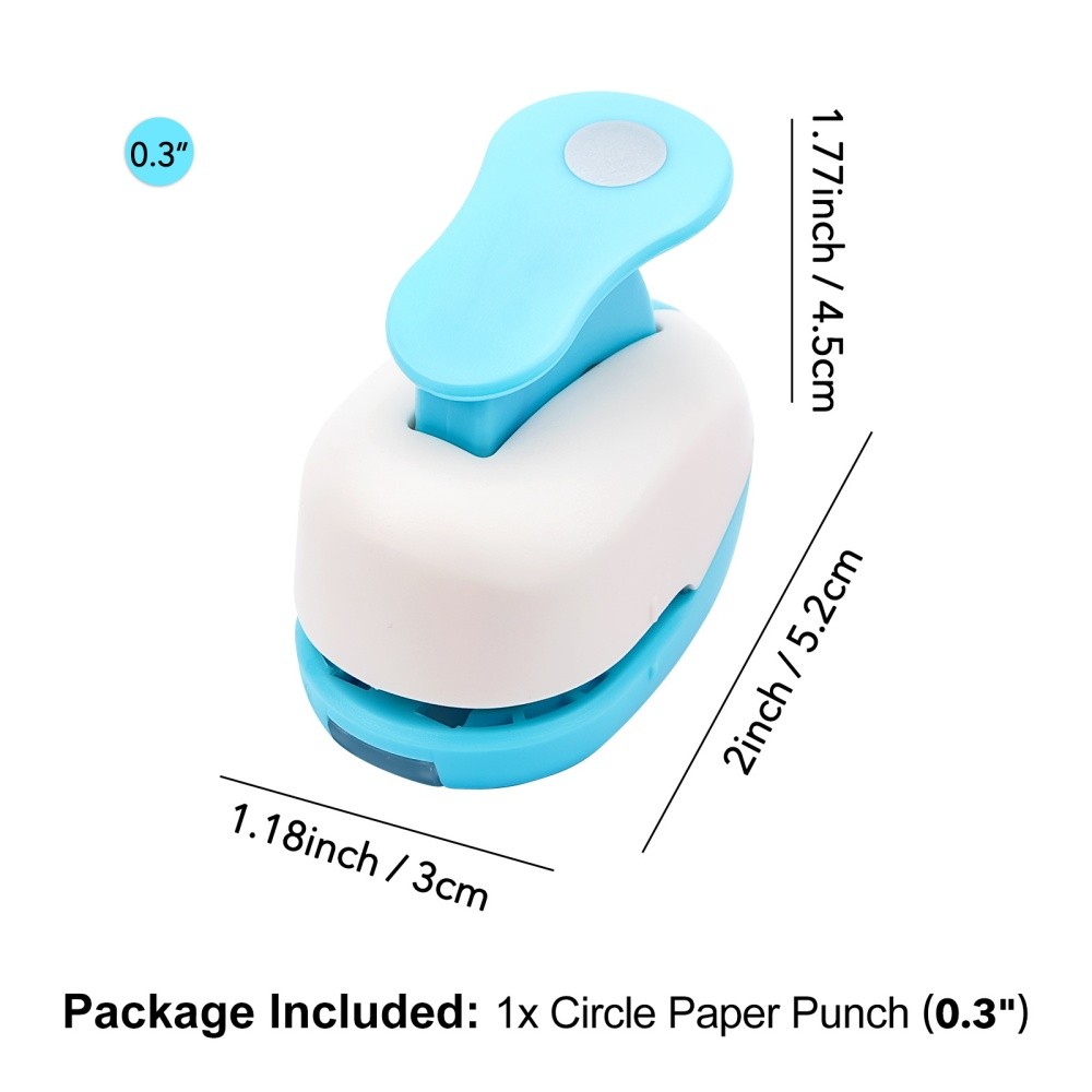 Circle Paper Punch Lever Action Craft Punches for Paper Crafting Scrapbooking