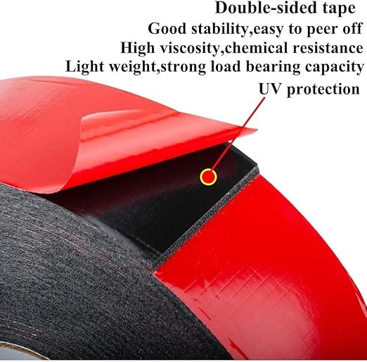 100 Auto Tape Acrylic Foam Double Sided Back Car Mounting Adhesive 3m x10mm 10ft