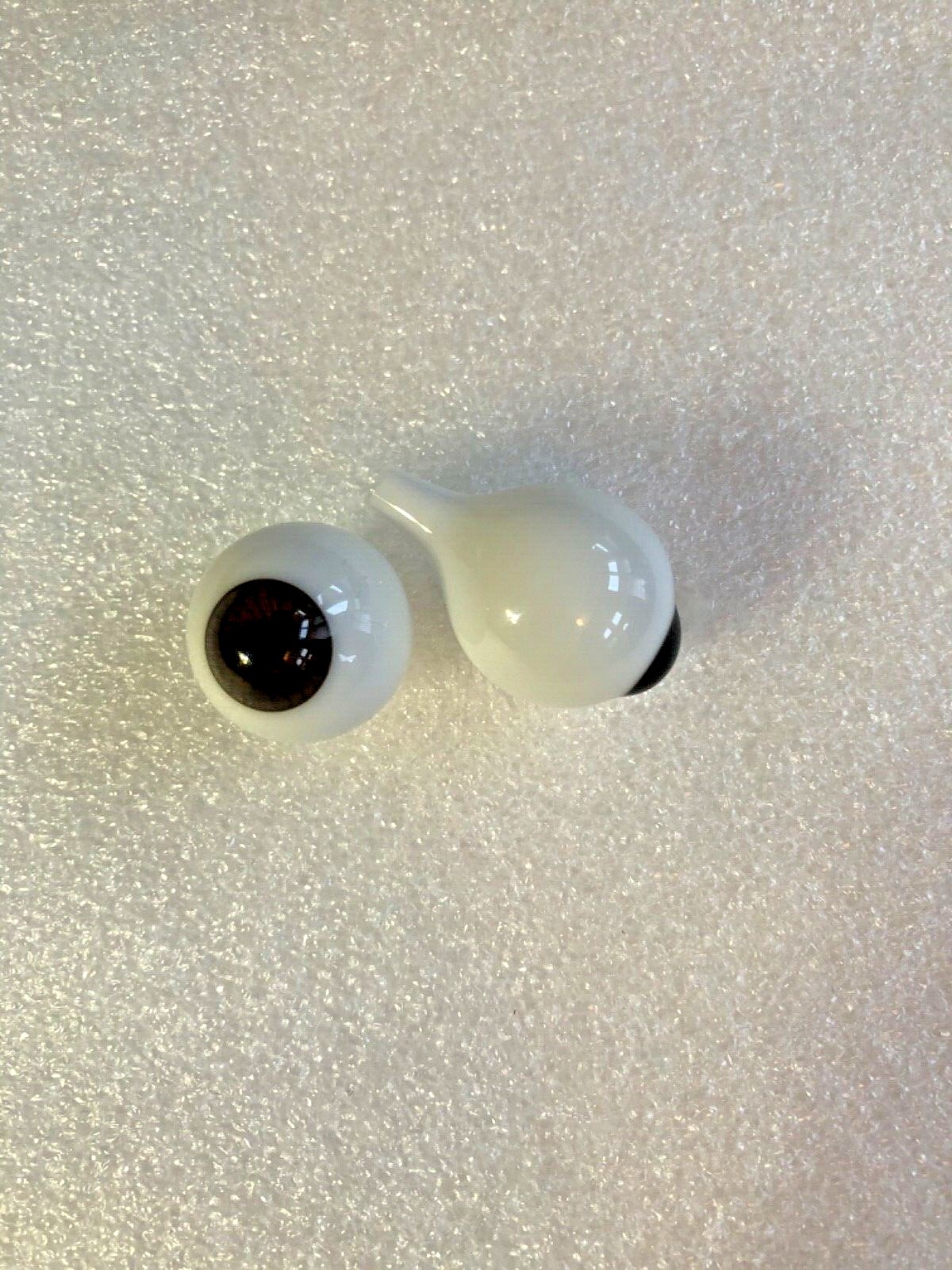 GERMAN BLOWN GLASS DOLL EYES WITH CRYSTAL LENS, FINEST QUALITY, 8mm – 26mm