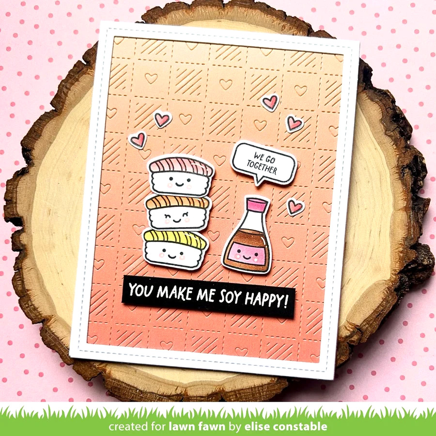 Lawn Fawn Clear Stamps Soy Happy