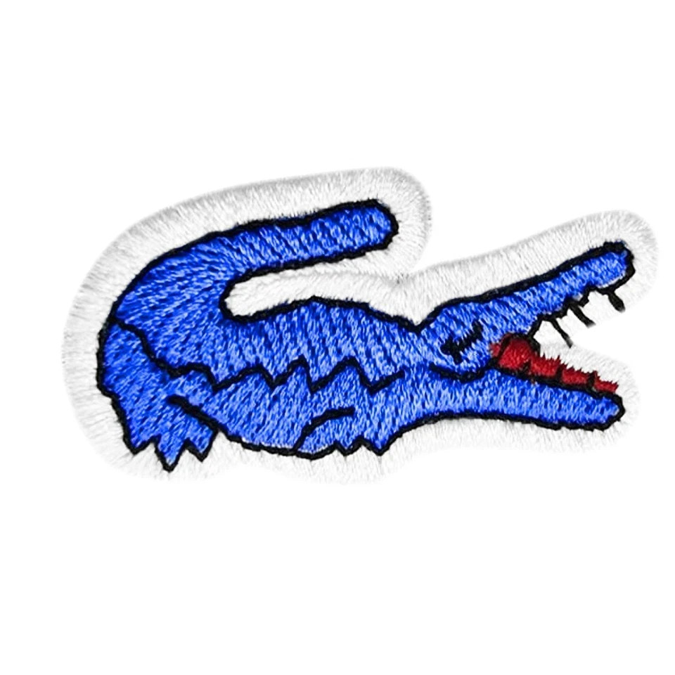 Lacoste Alligator Logo Patch Embroidered Iron/ Sew- On Clothing Badge