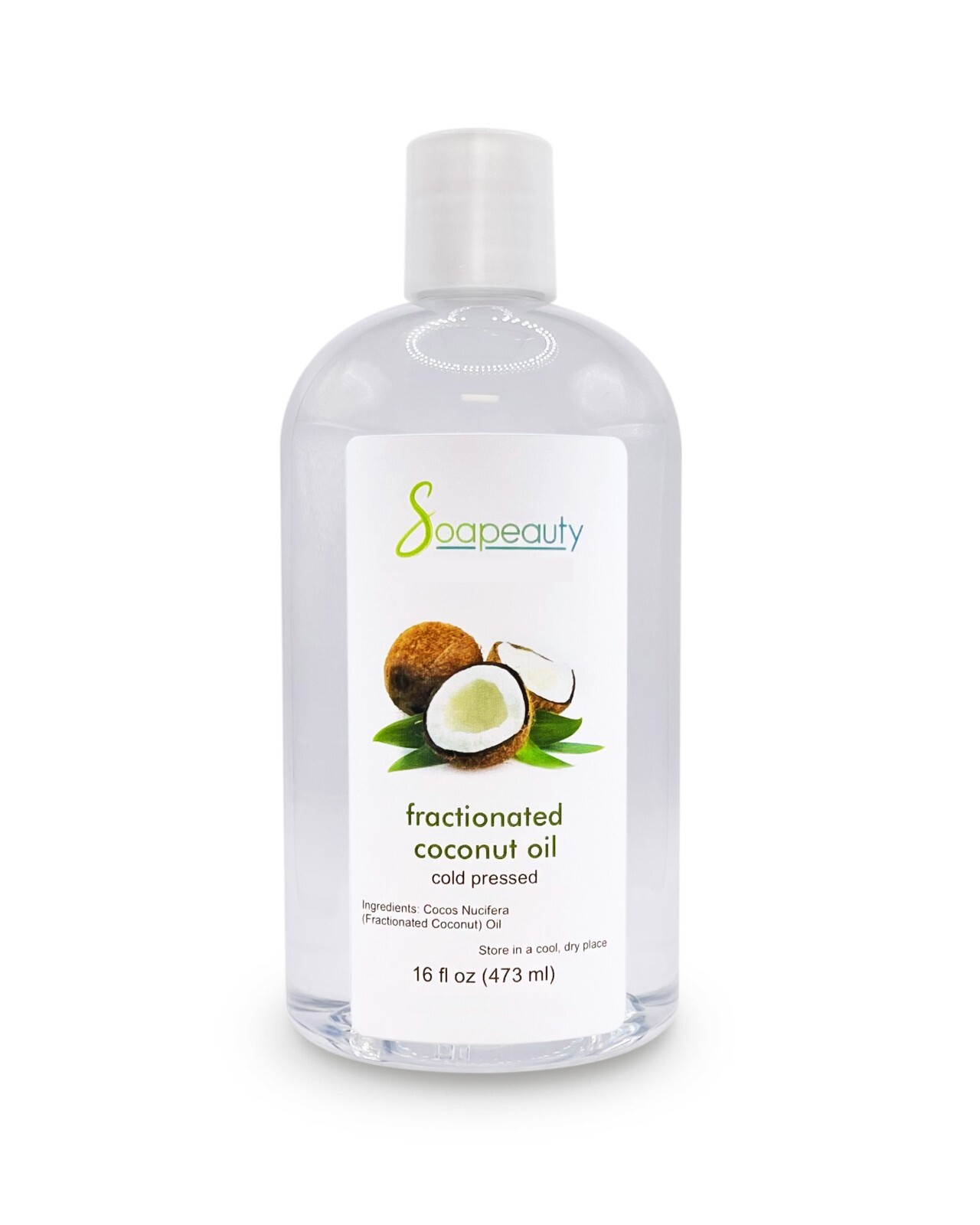 FRACTIONATED COCONUT OIL COLD PRESSED 100% PURE NATURAL PREMIUM FREE SHIPPING